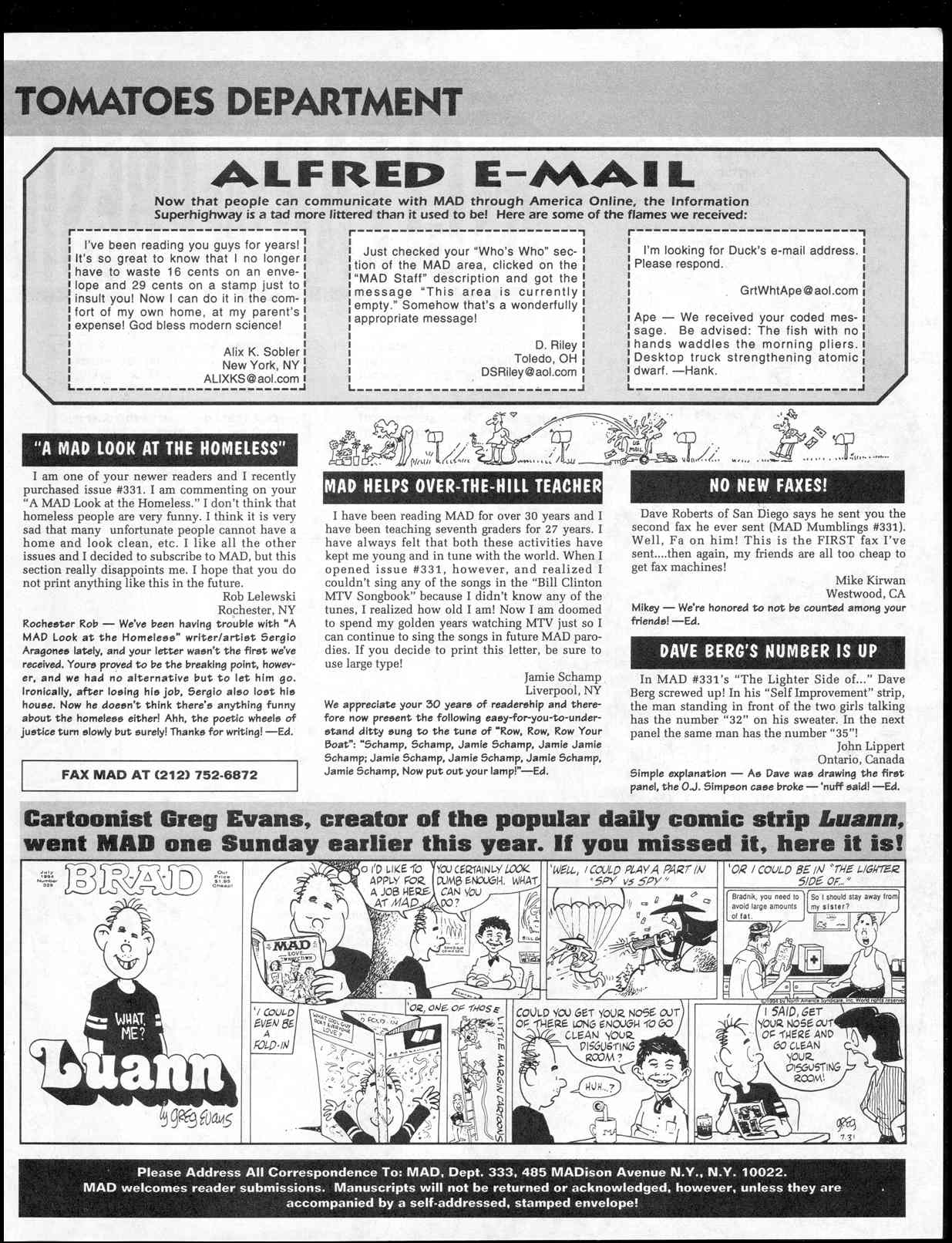 Read online MAD comic -  Issue #333 - 5