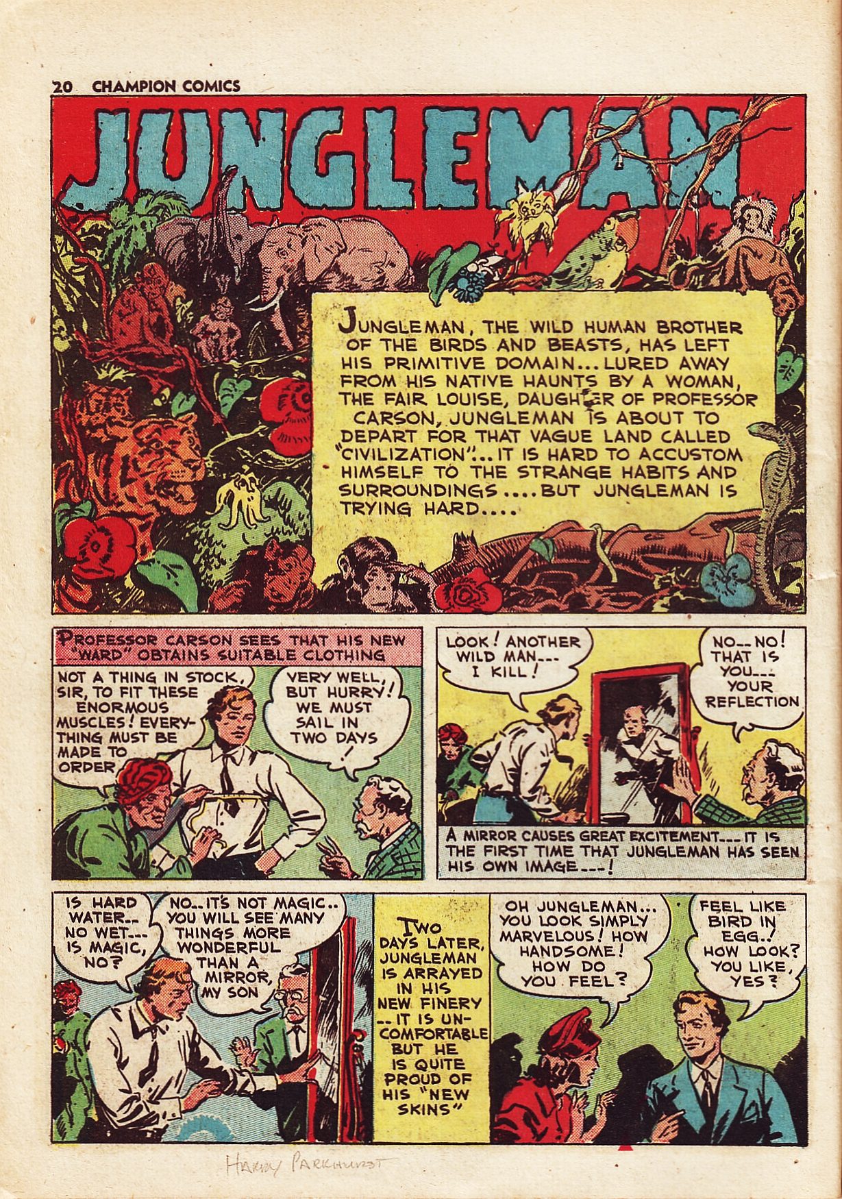 Read online Champion Comics comic -  Issue #6 - 22