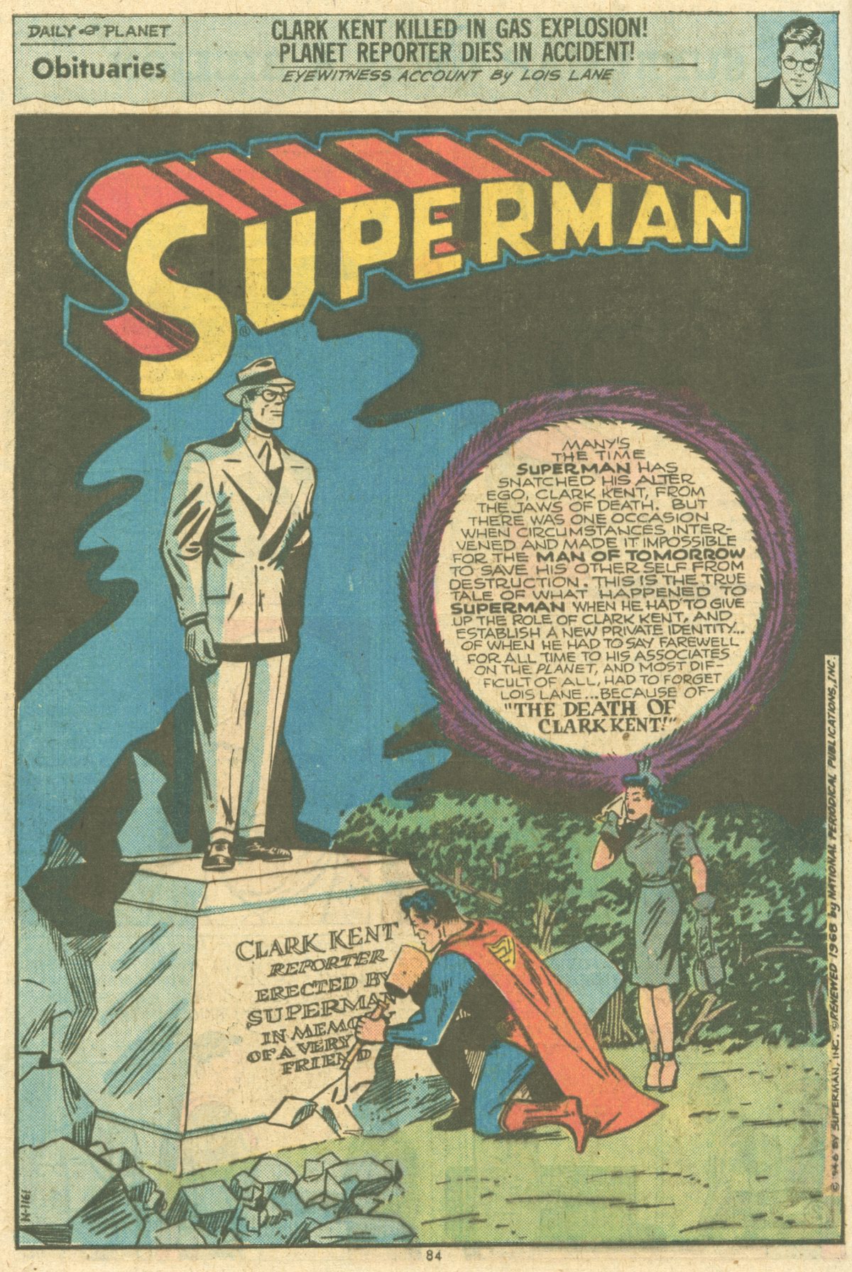 Read online Superman (1939) comic -  Issue #284 - 84