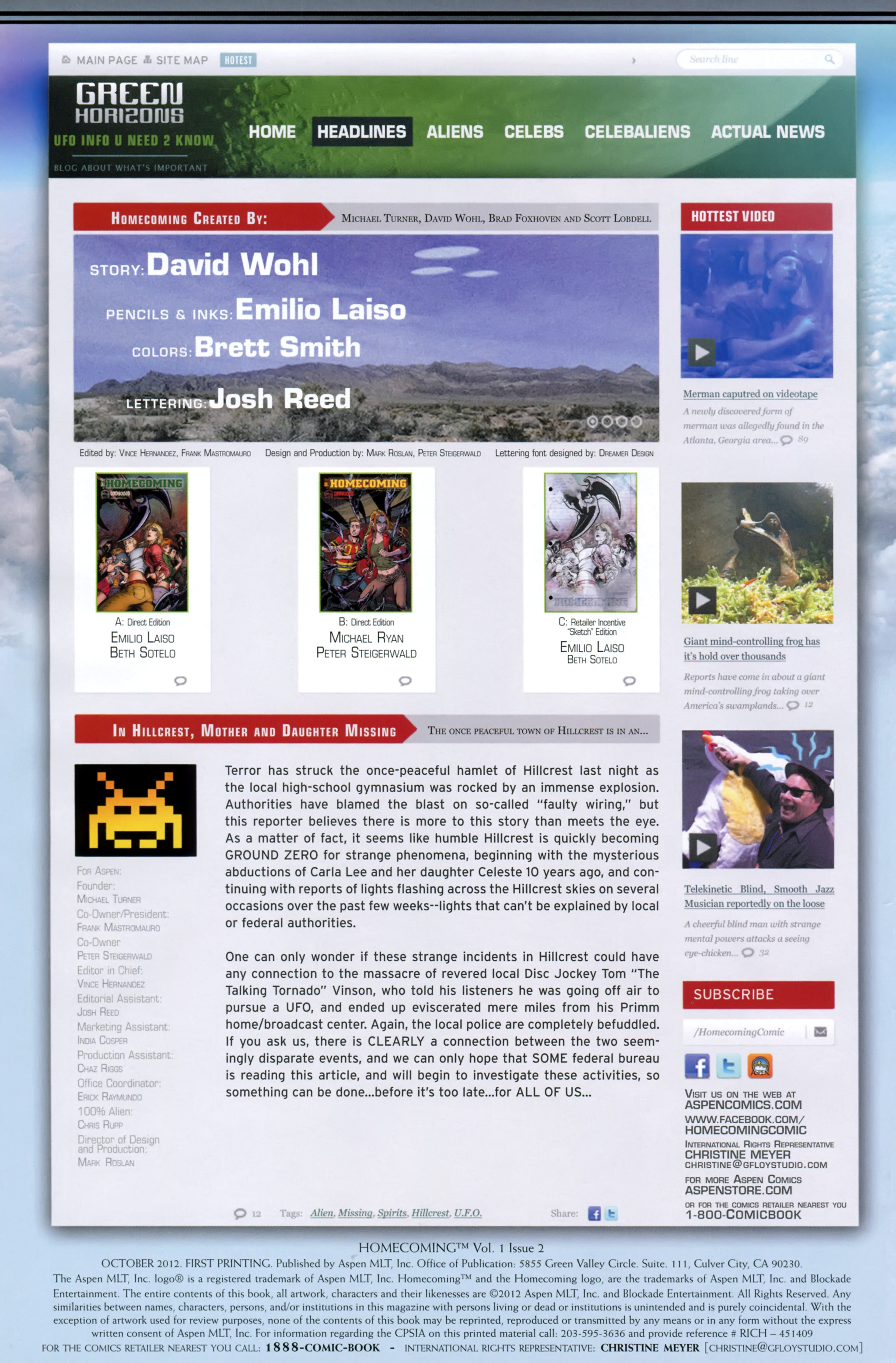 Read online Homecoming comic -  Issue #2 - 3