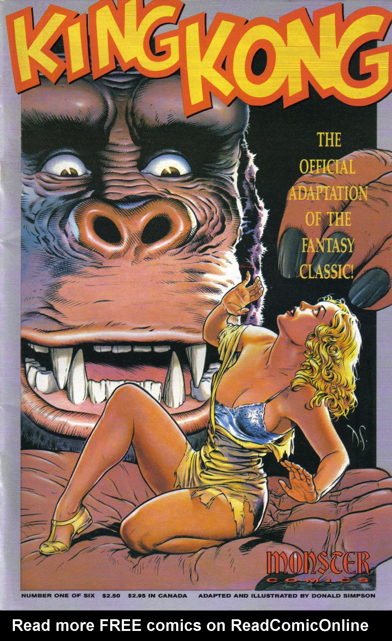 Read online King Kong (1991) comic -  Issue #1 - 1