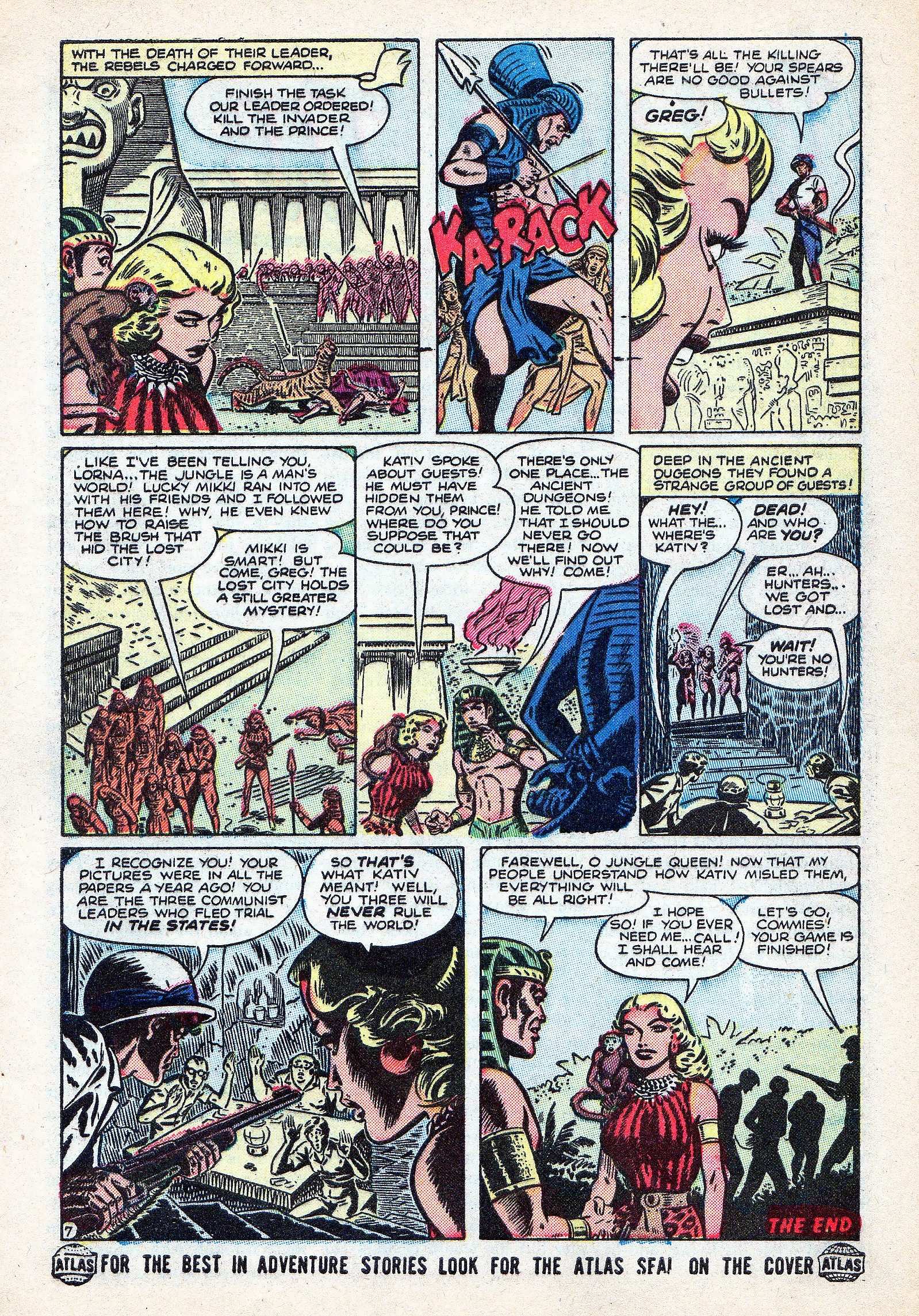 Read online Lorna, The Jungle Queen comic -  Issue #3 - 9