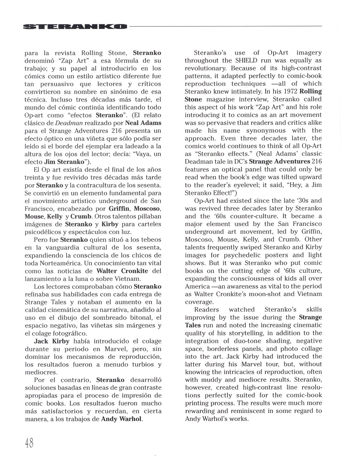 Read online Steranko: Arte Noir comic -  Issue # TPB (Part 1) - 48