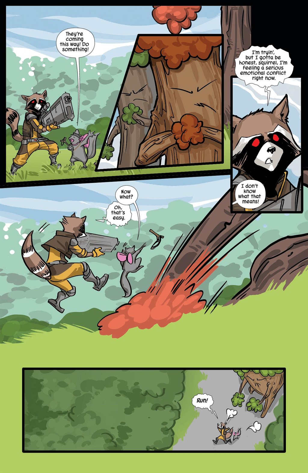 Read online Marvel-Verse: Rocket & Groot comic -  Issue # TPB - 108