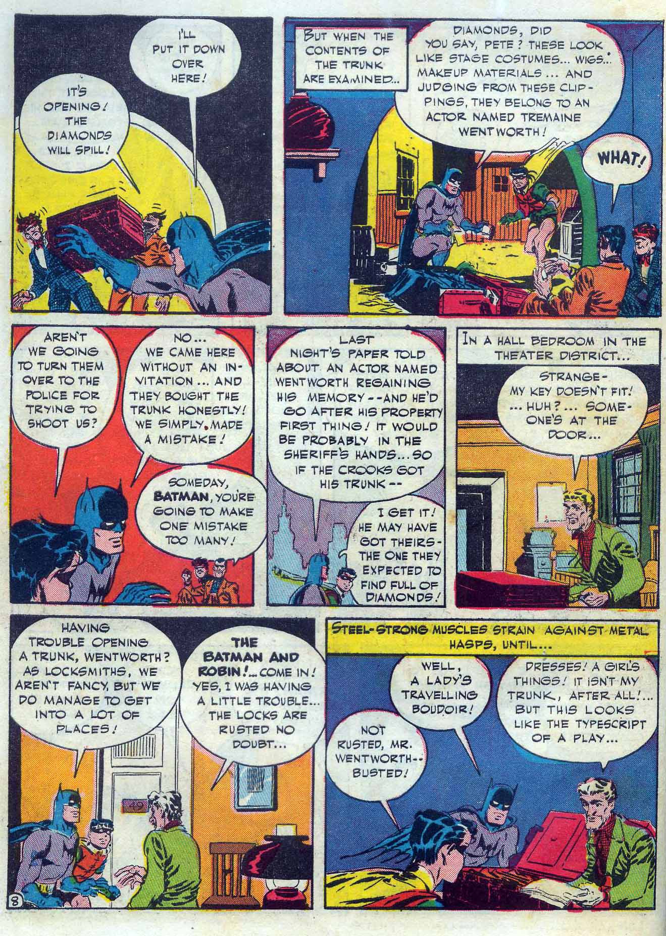 Read online Detective Comics (1937) comic -  Issue #79 - 10