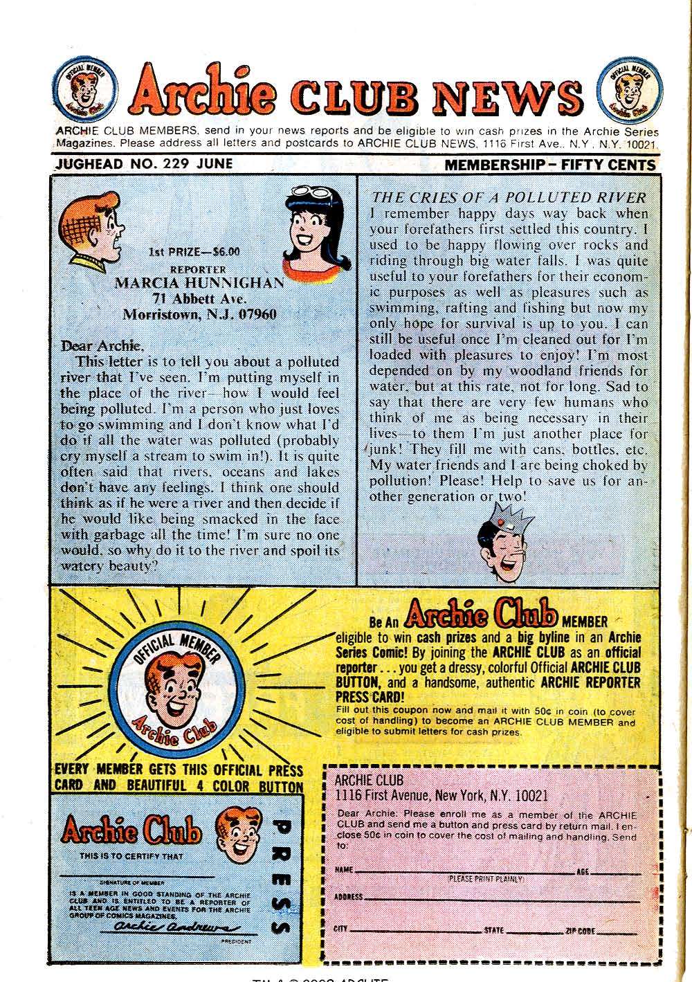 Read online Jughead (1965) comic -  Issue #229 - 26