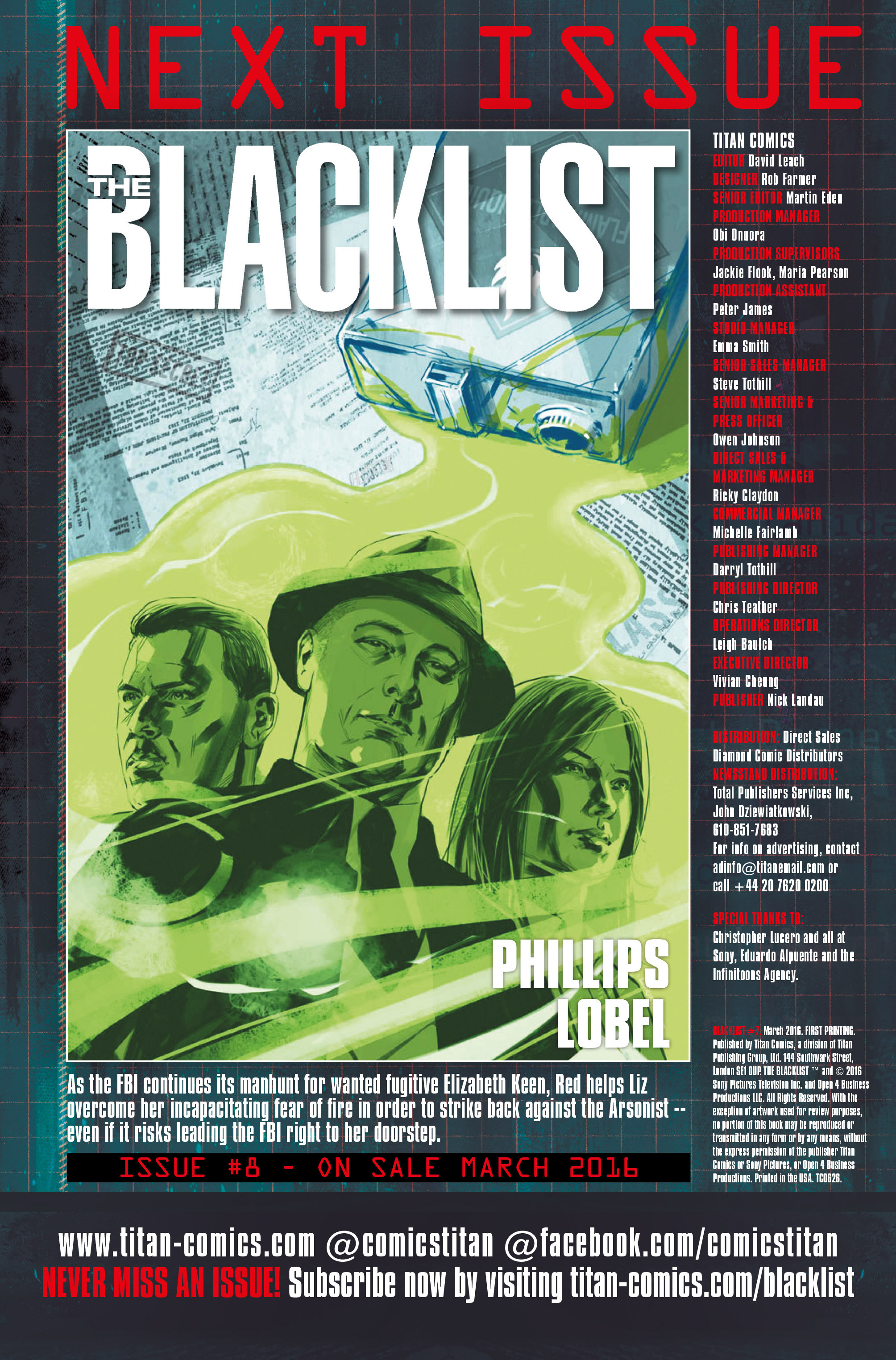 Read online The Blacklist comic -  Issue #7 - 27