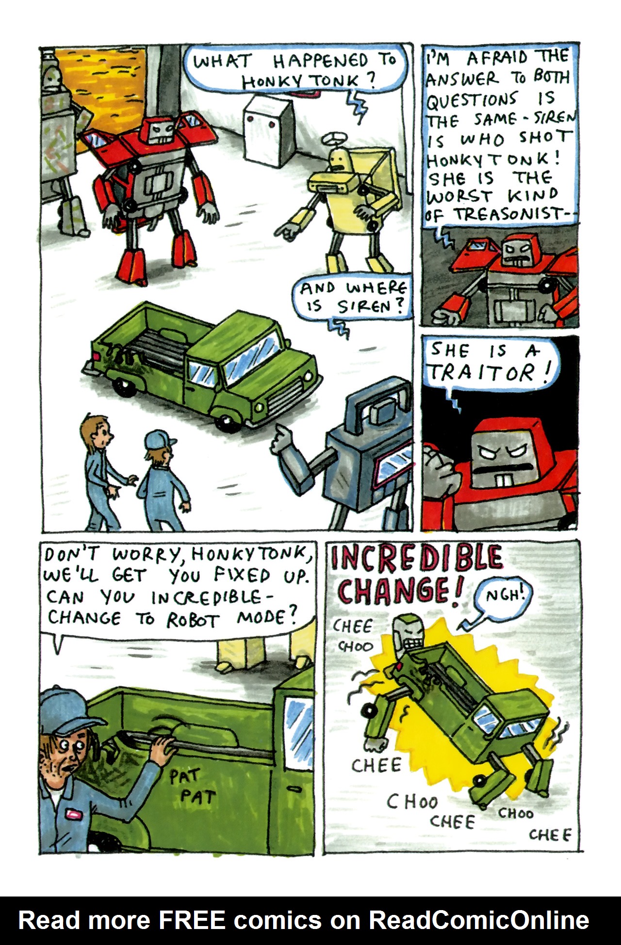 Read online Incredible Change-Bots comic -  Issue # TPB 1 - 80