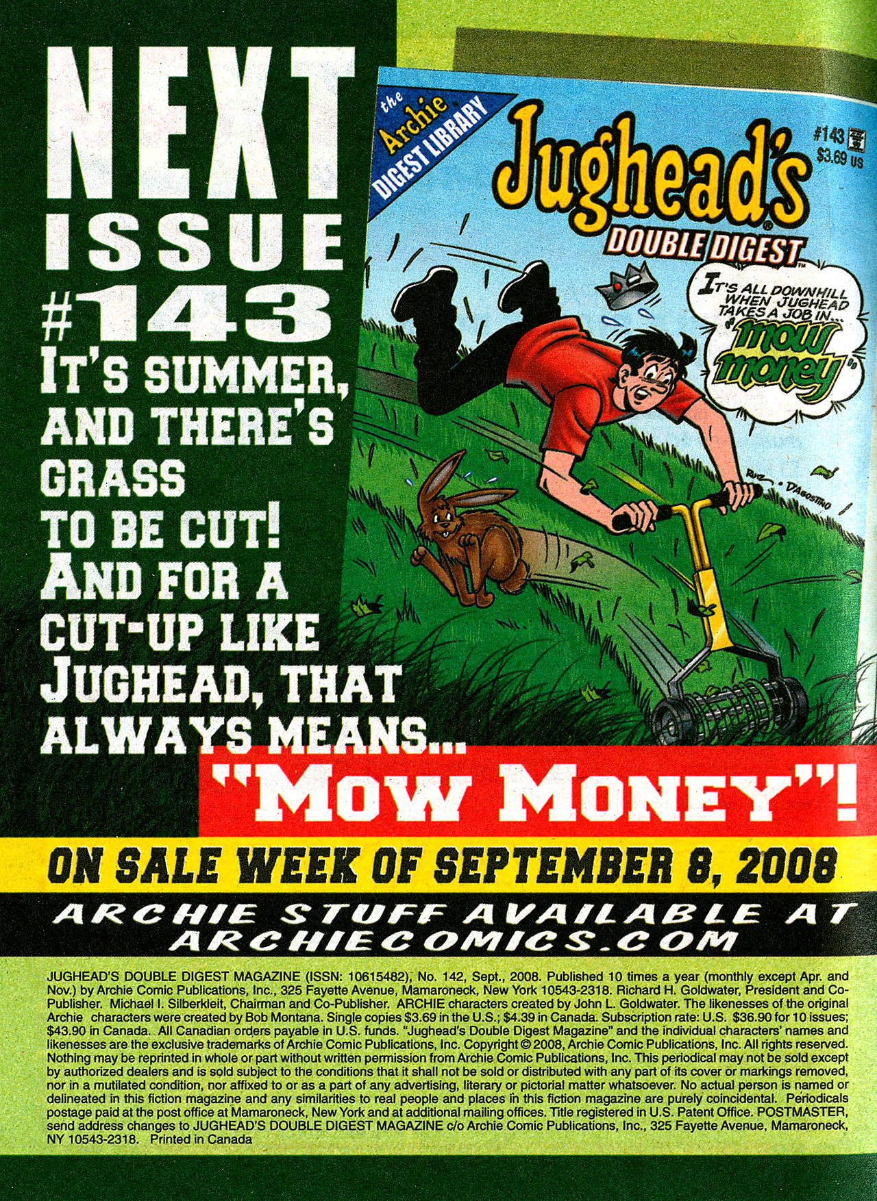 Read online Jughead's Double Digest Magazine comic -  Issue #142 - 194