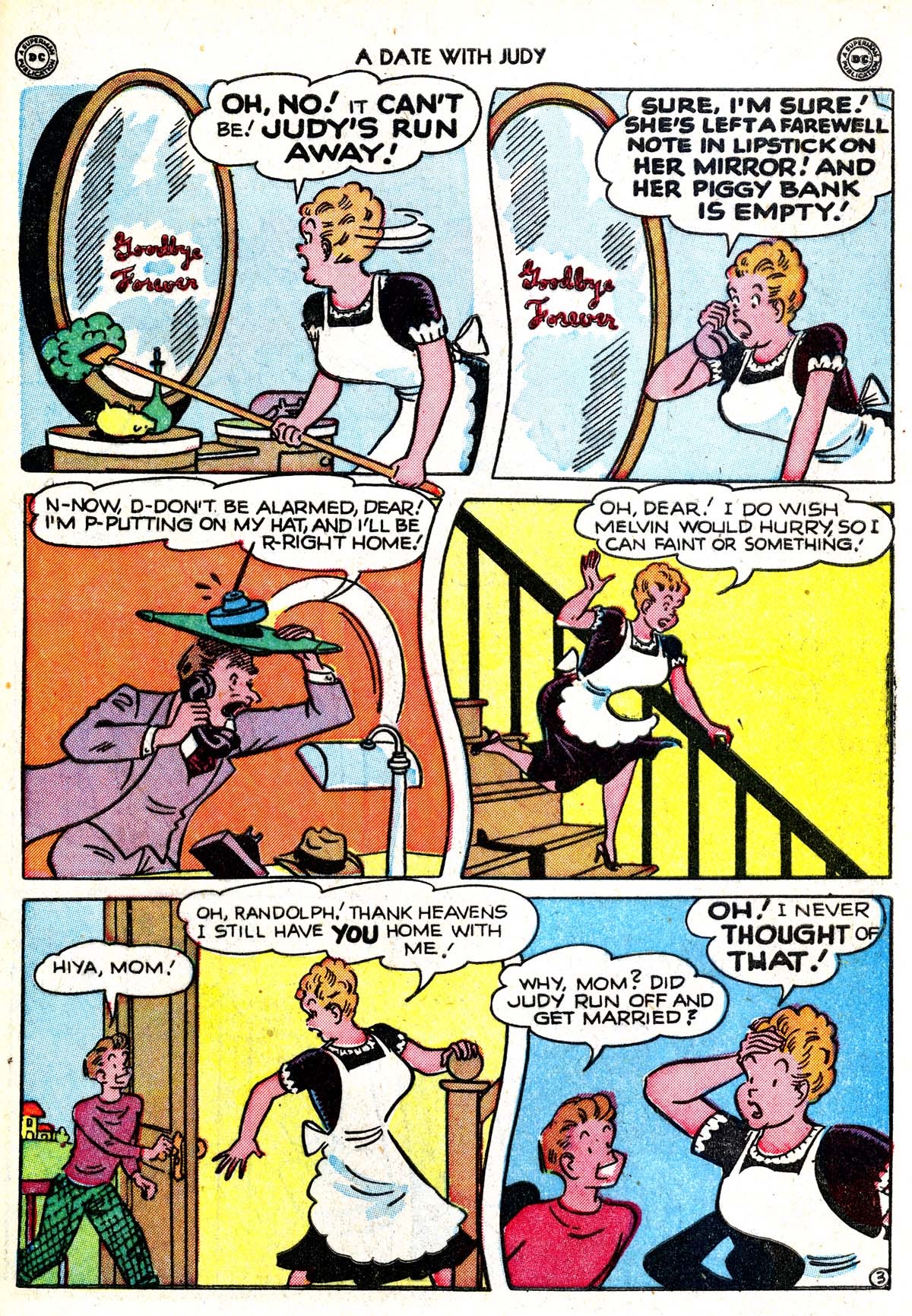 Read online A Date with Judy comic -  Issue #9 - 41