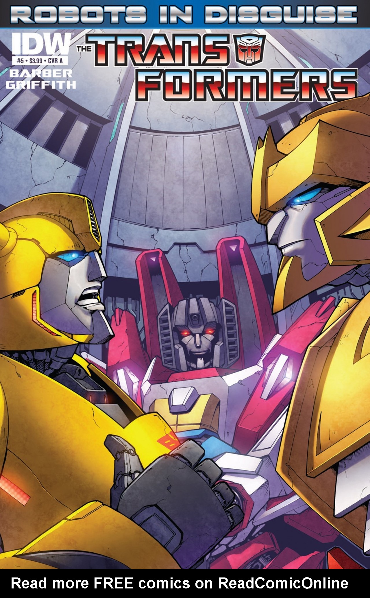 Read online Transformers: Robots In Disguise (2012) comic -  Issue #5 - 1