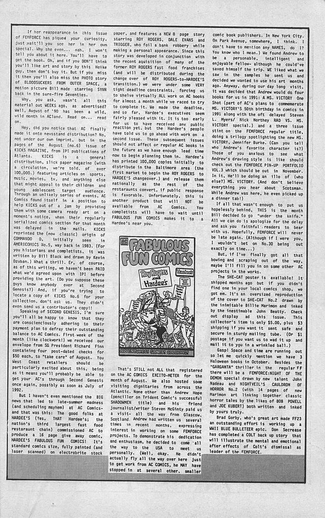 Read online Femforce comic -  Issue #28 - 28