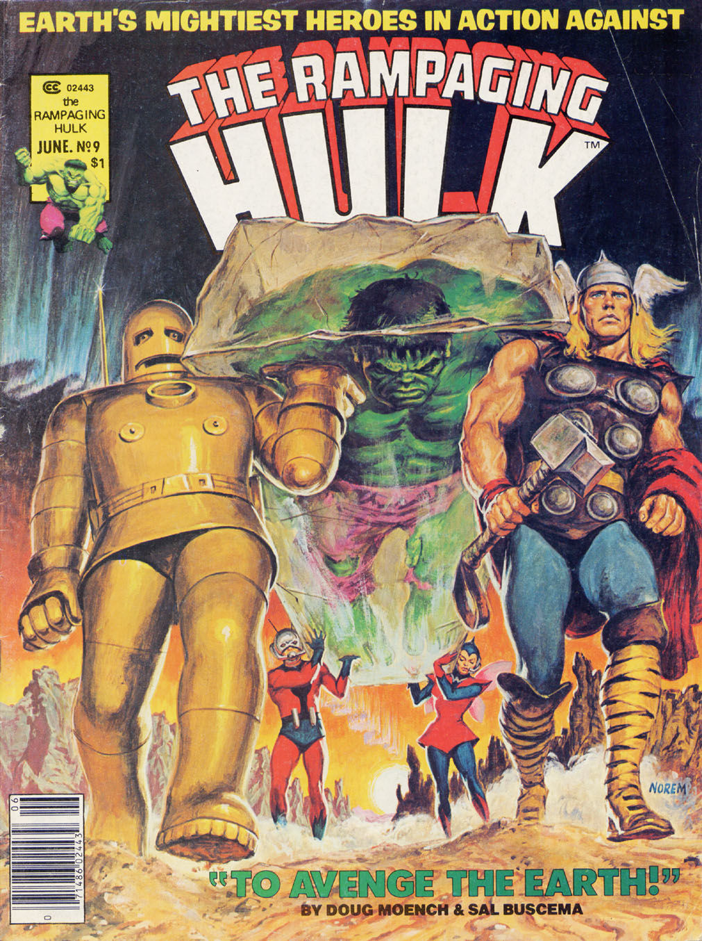 Read online The Rampaging Hulk comic -  Issue #9 - 1