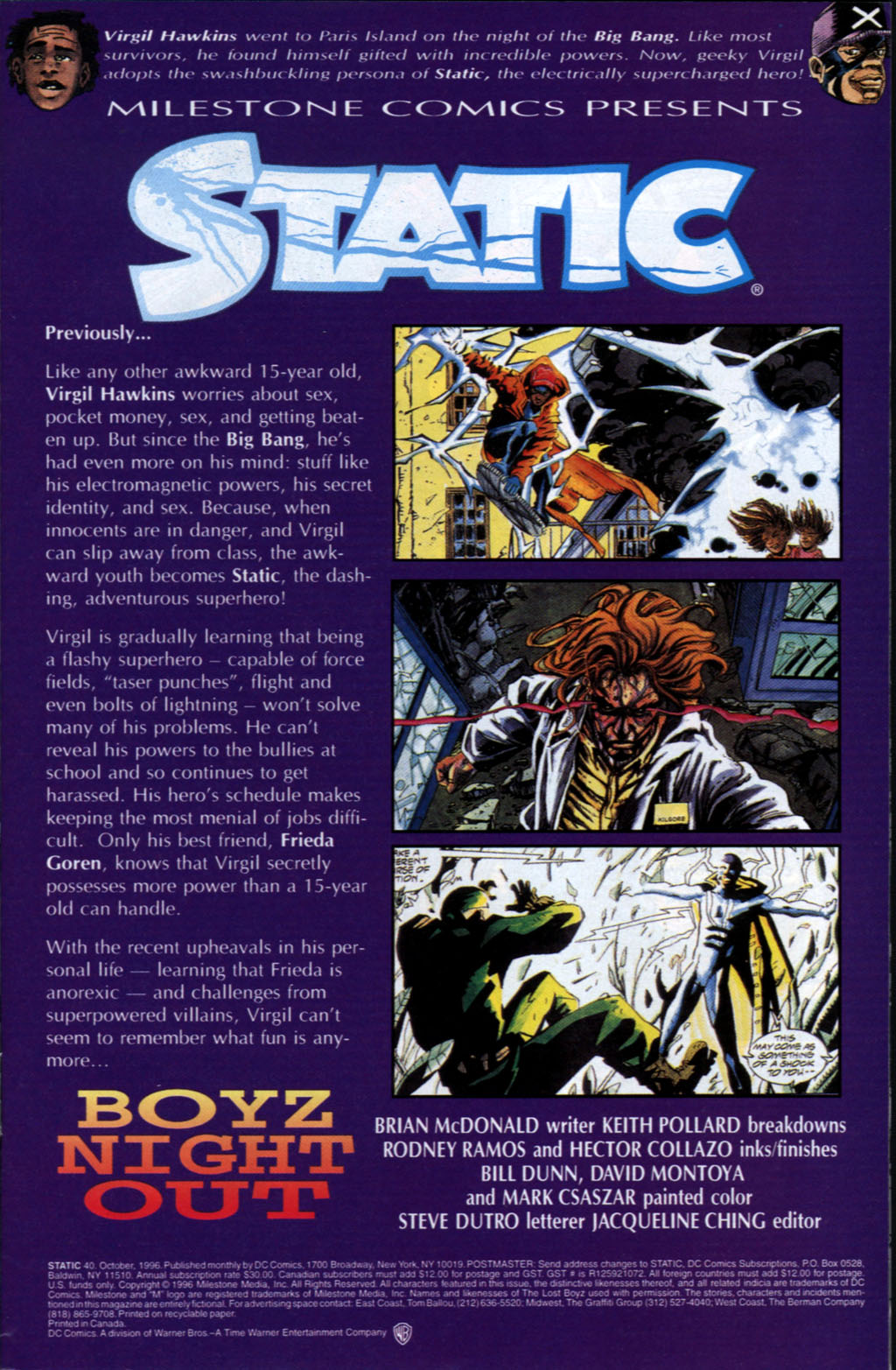 Read online Static comic -  Issue #40 - 2