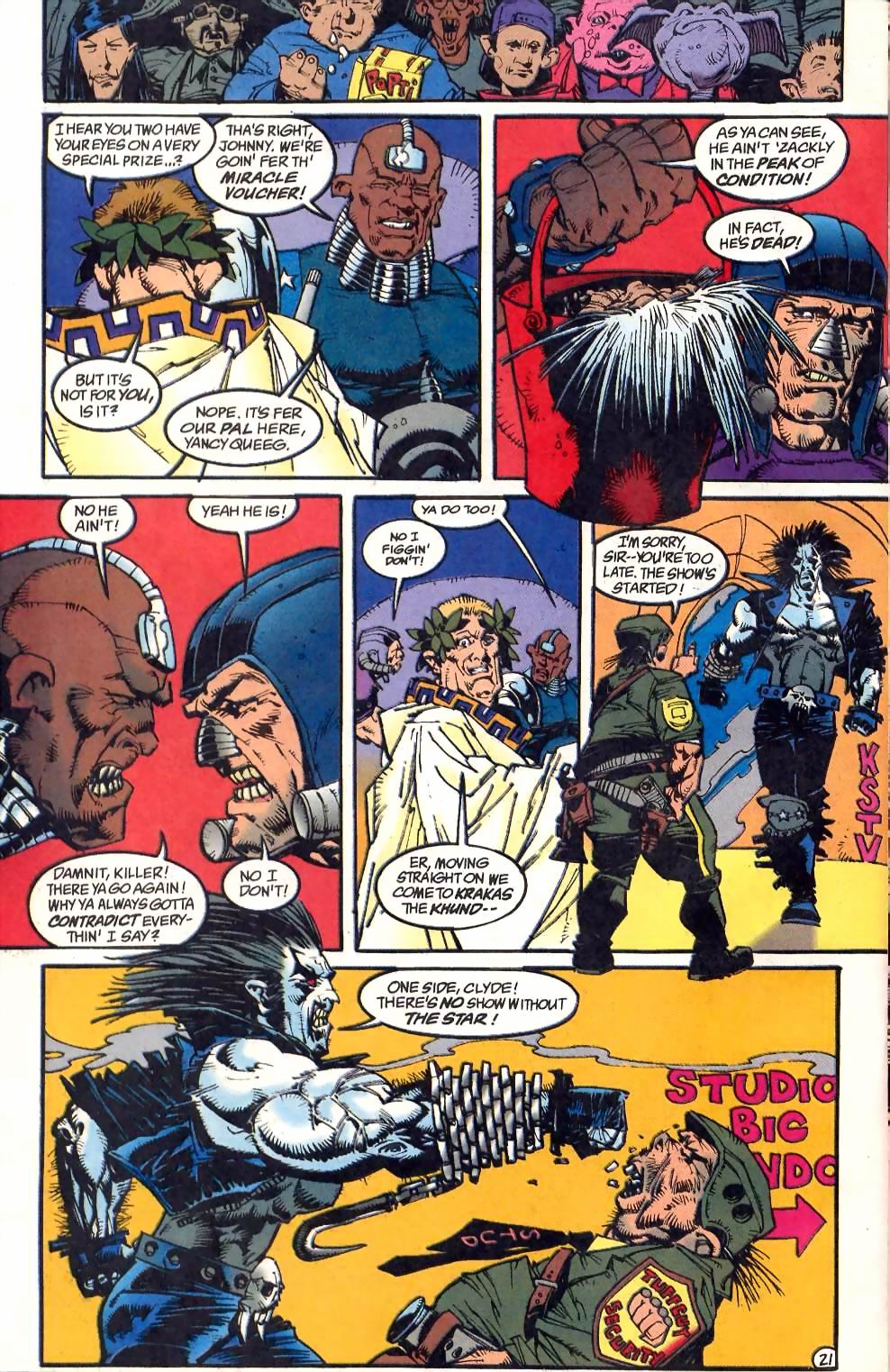 Read online Lobo: Unamerican Gladiators comic -  Issue #1 - 22