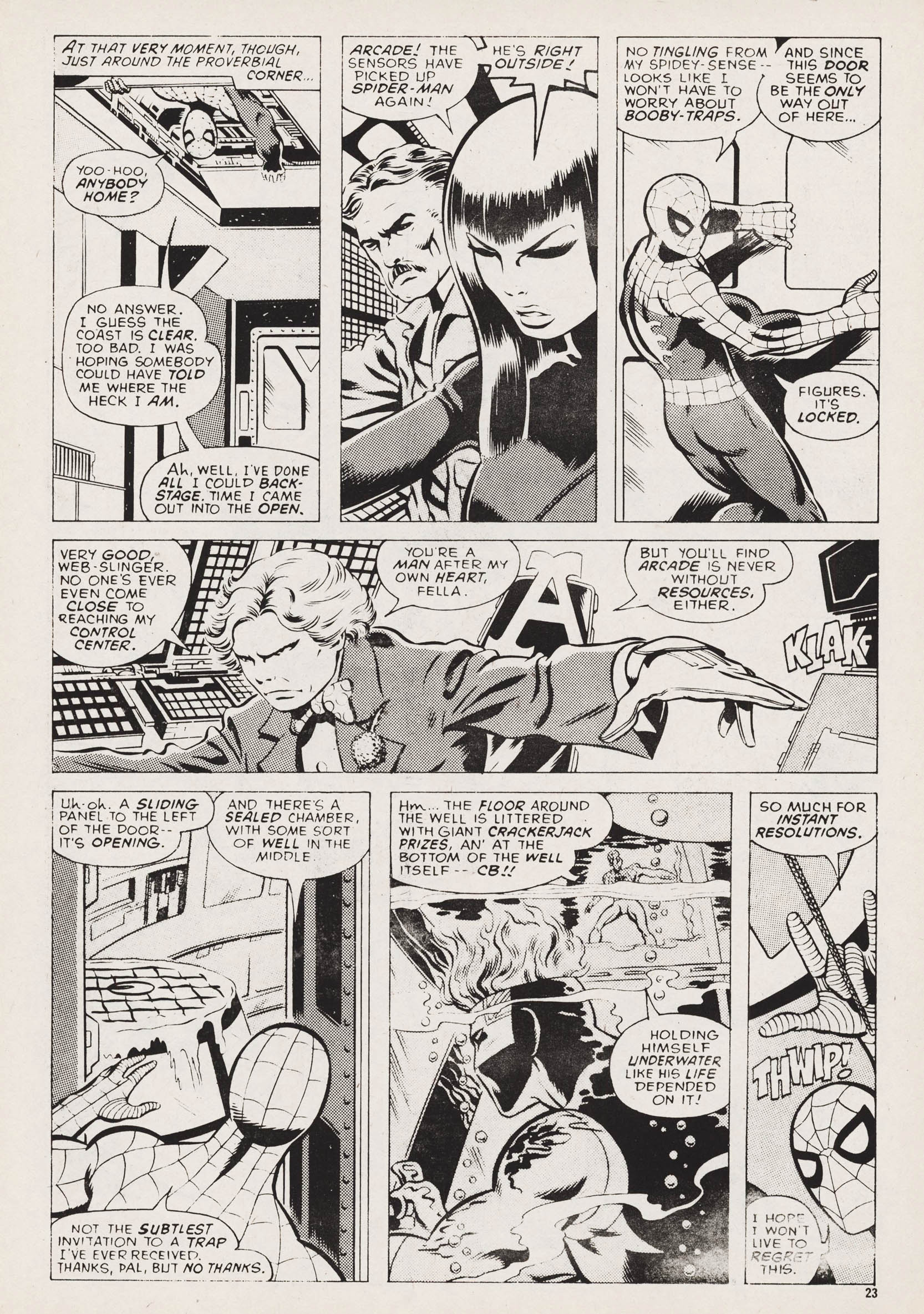 Read online Super Spider-Man and Captain Britain comic -  Issue #253 - 22