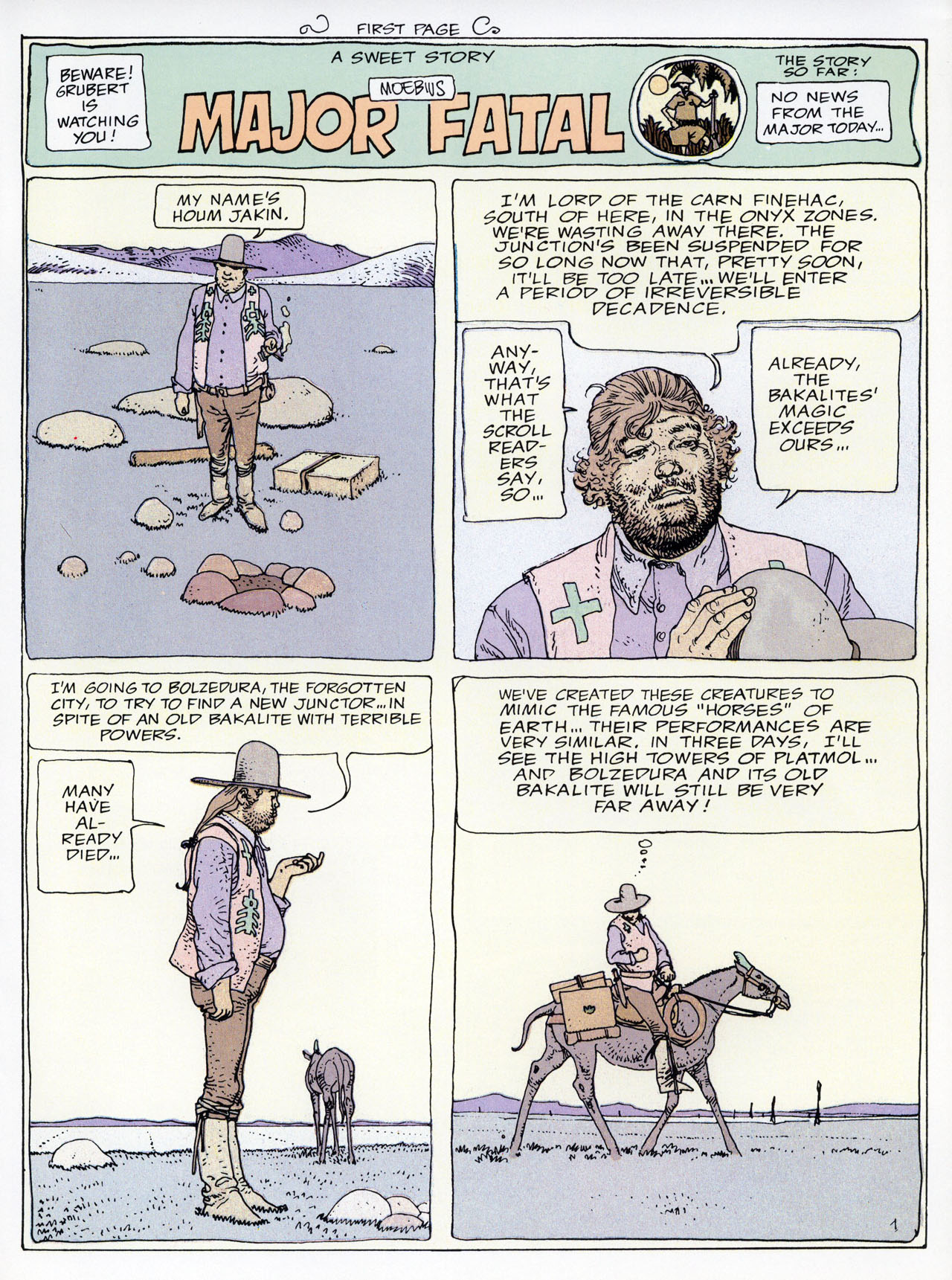 Read online Epic Graphic Novel: Moebius comic -  Issue # TPB 3 - 7