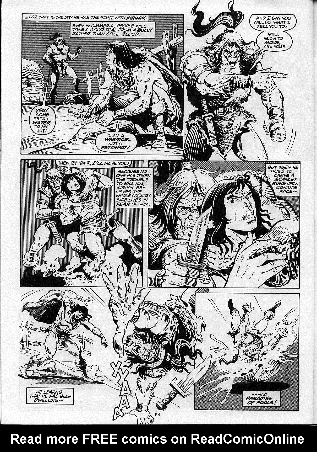 Read online The Savage Sword Of Conan comic -  Issue #203 - 56