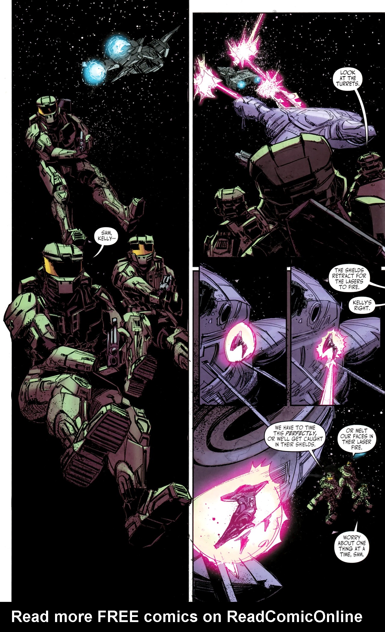 Read online Halo: Fall Of Reach - Covenant comic -  Issue #2 - 3