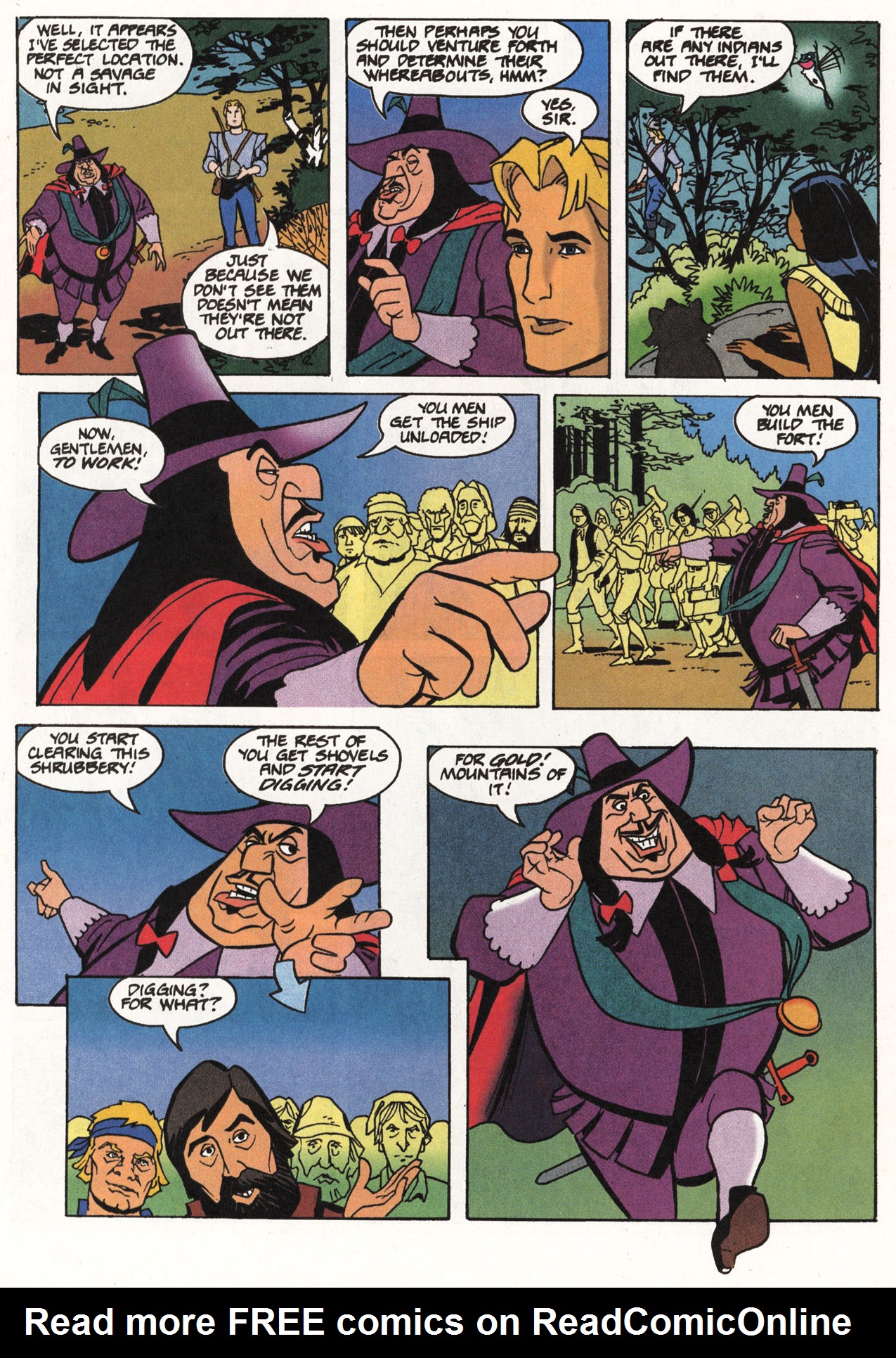 Read online Disney's Pocahontas comic -  Issue #1 - 20