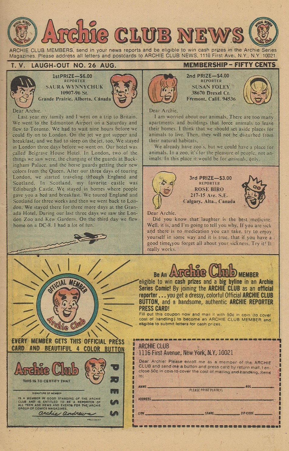 Read online Archie's TV Laugh-Out comic -  Issue #26 - 11