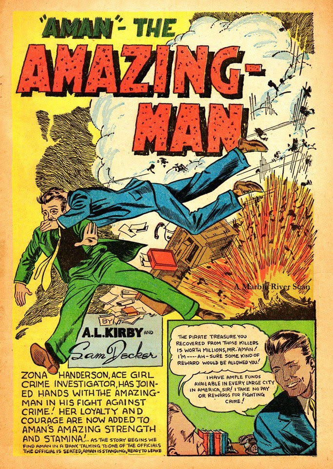 Read online Amazing Man Comics comic -  Issue #12 - 3