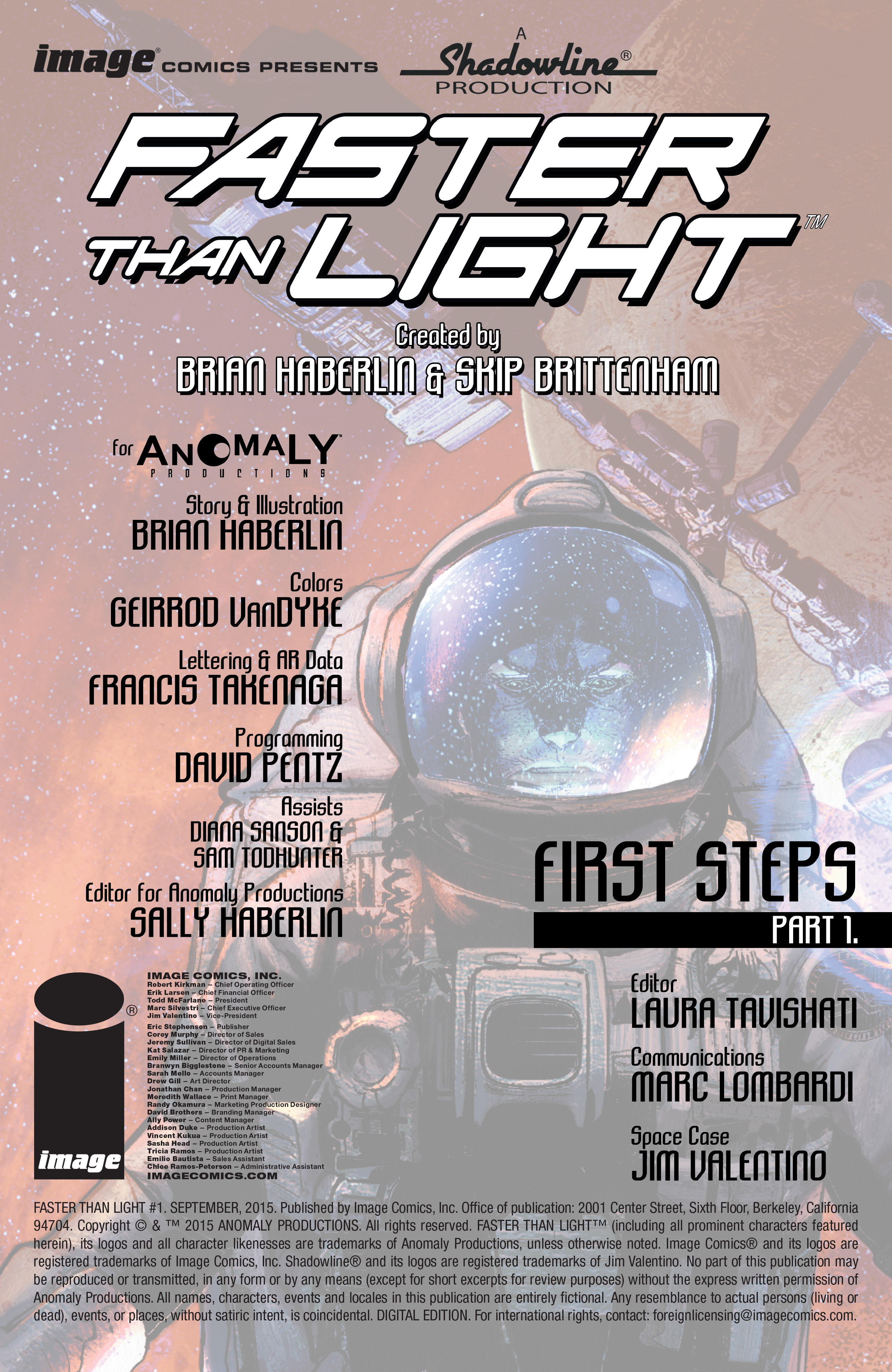 Read online Faster than Light comic -  Issue #1 - 2