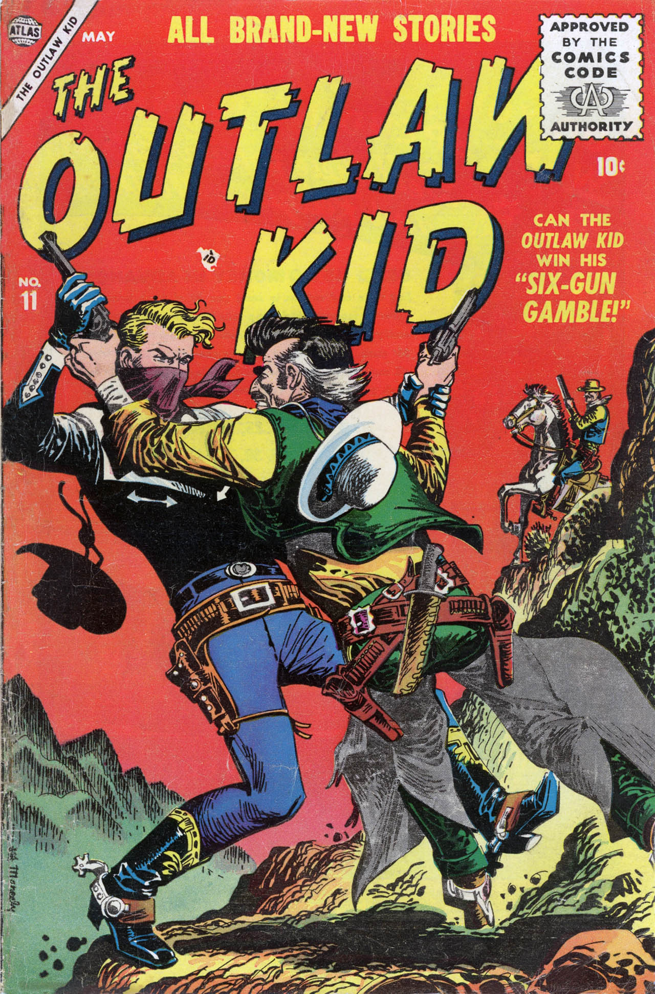 Read online The Outlaw Kid (1954) comic -  Issue #11 - 1
