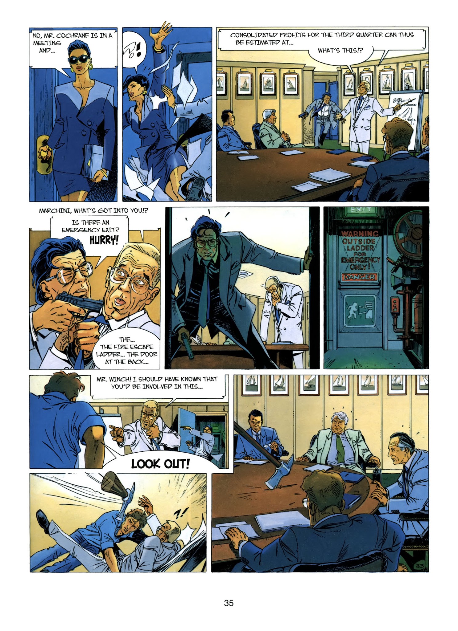 Read online Largo Winch comic -  Issue # TPB 5 - 36