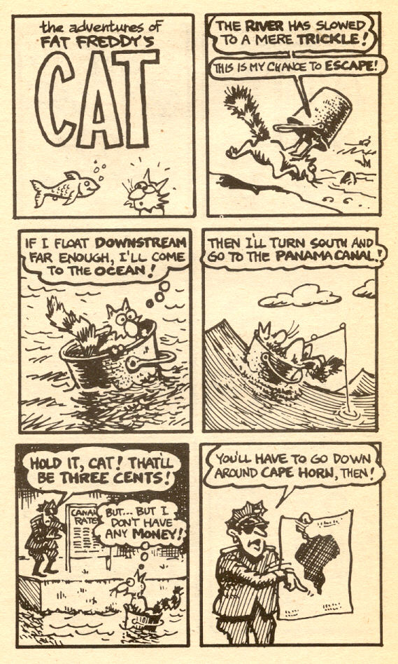 Read online Adventures of Fat Freddy's Cat comic -  Issue #3 - 48
