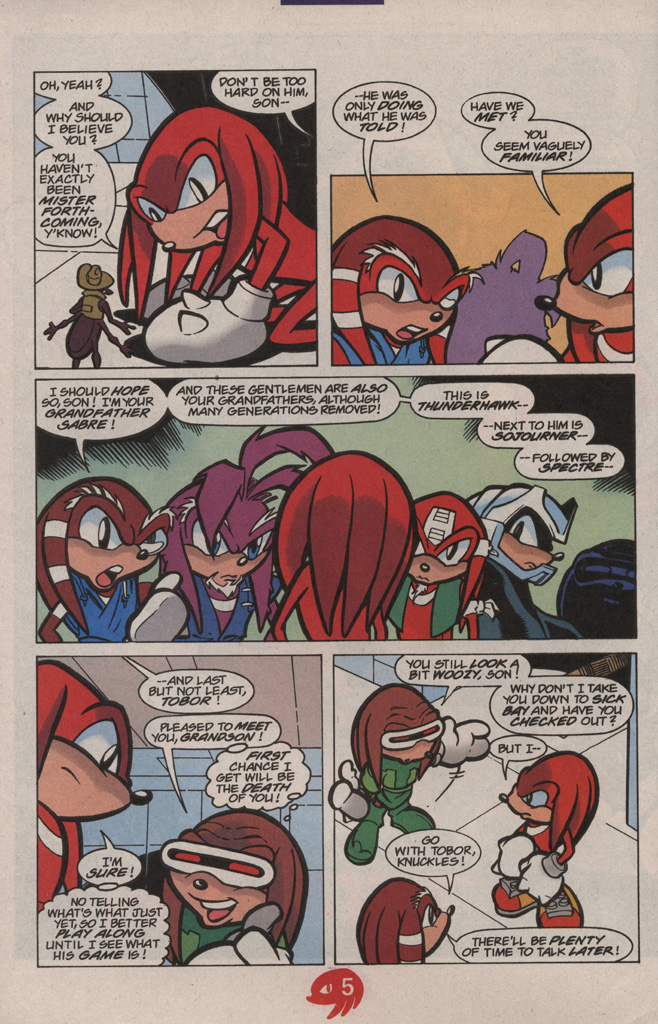 Read online Knuckles the Echidna comic -  Issue #21 - 8