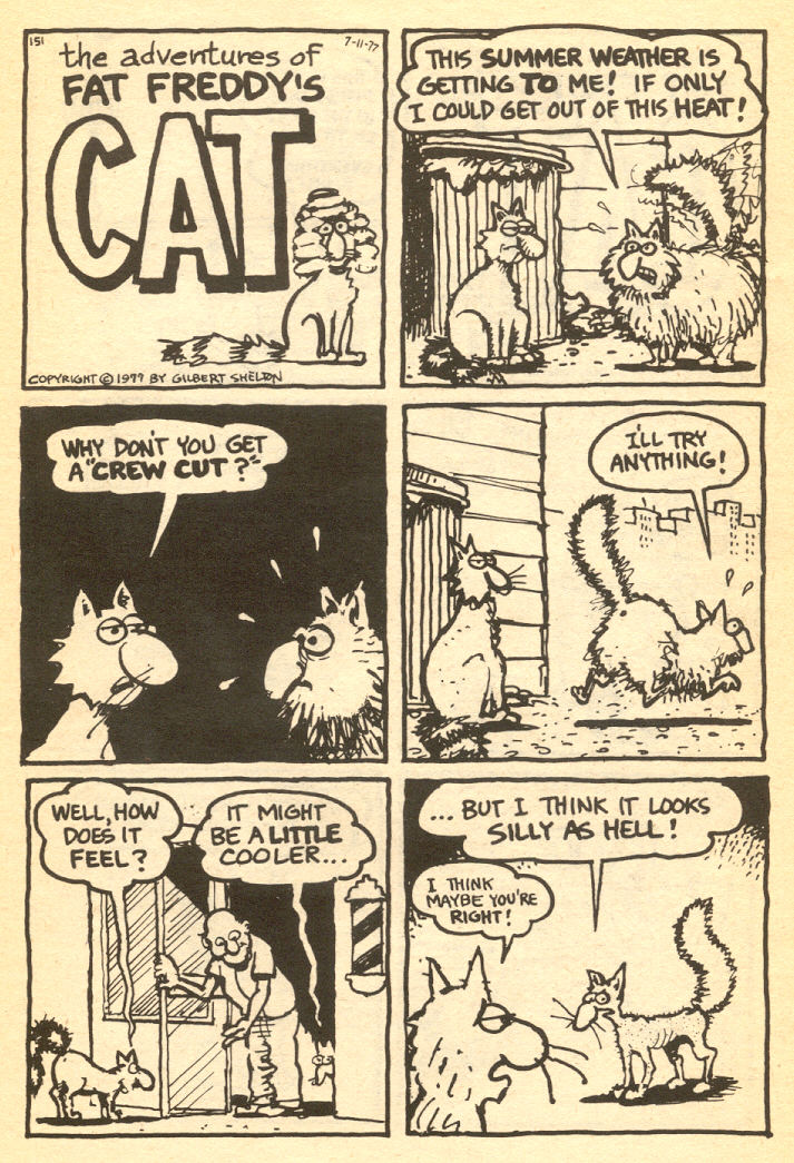 Read online Adventures of Fat Freddy's Cat comic -  Issue #4 - 11