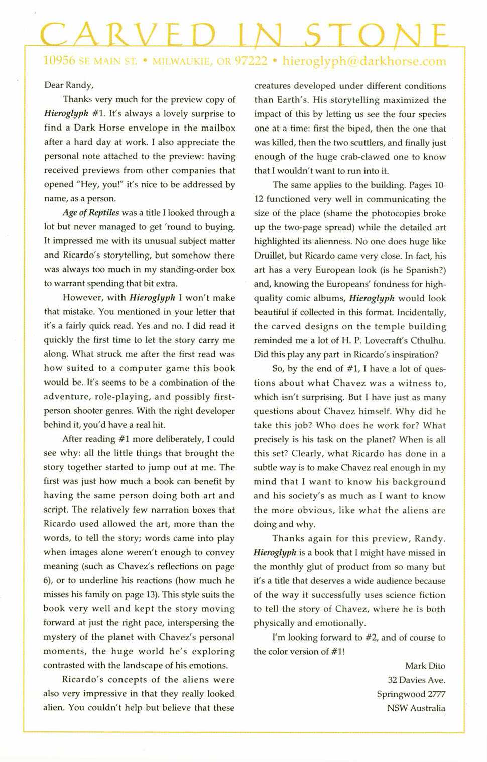 Read online Hieroglyph comic -  Issue #3 - 25