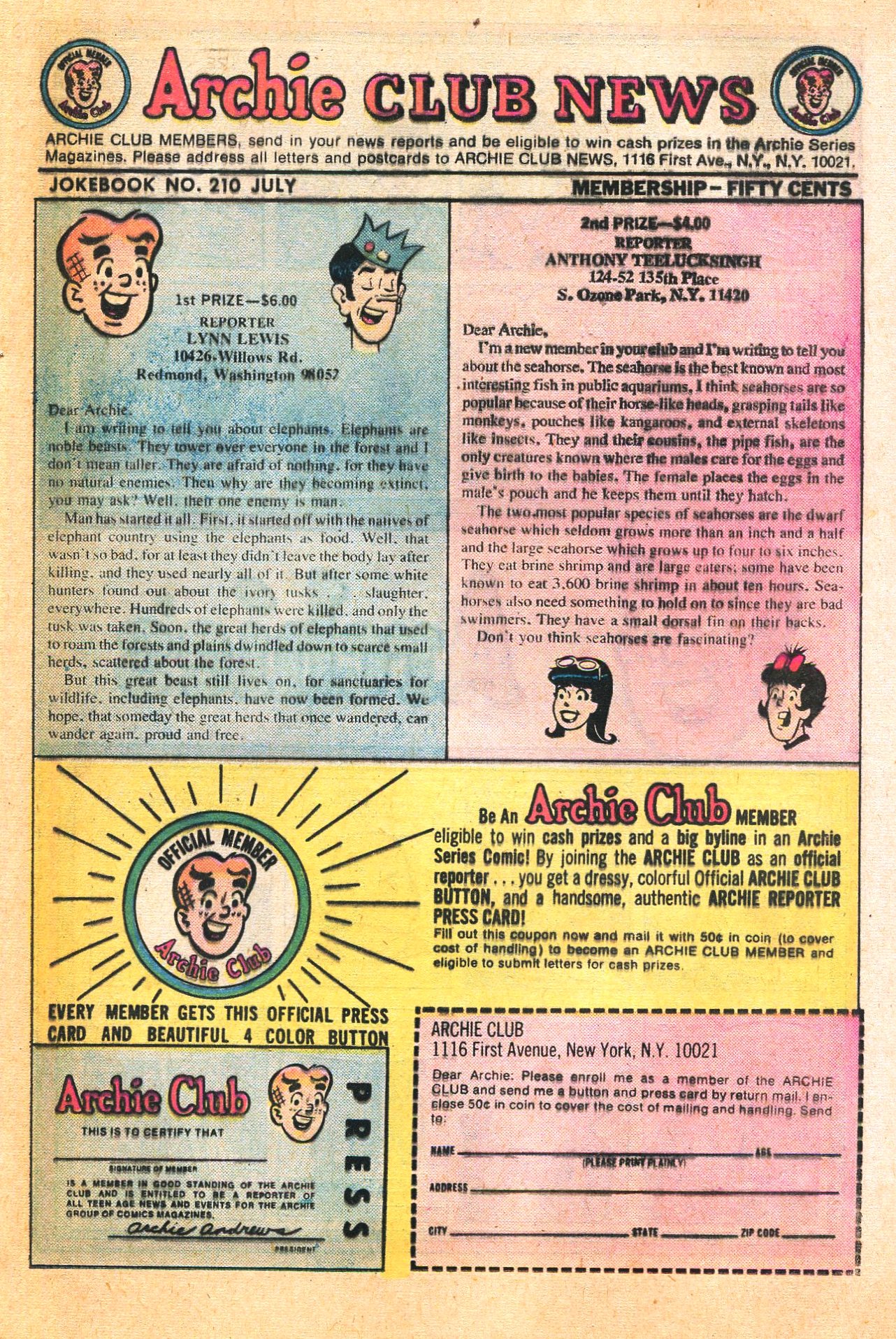 Read online Archie's Joke Book Magazine comic -  Issue #210 - 17