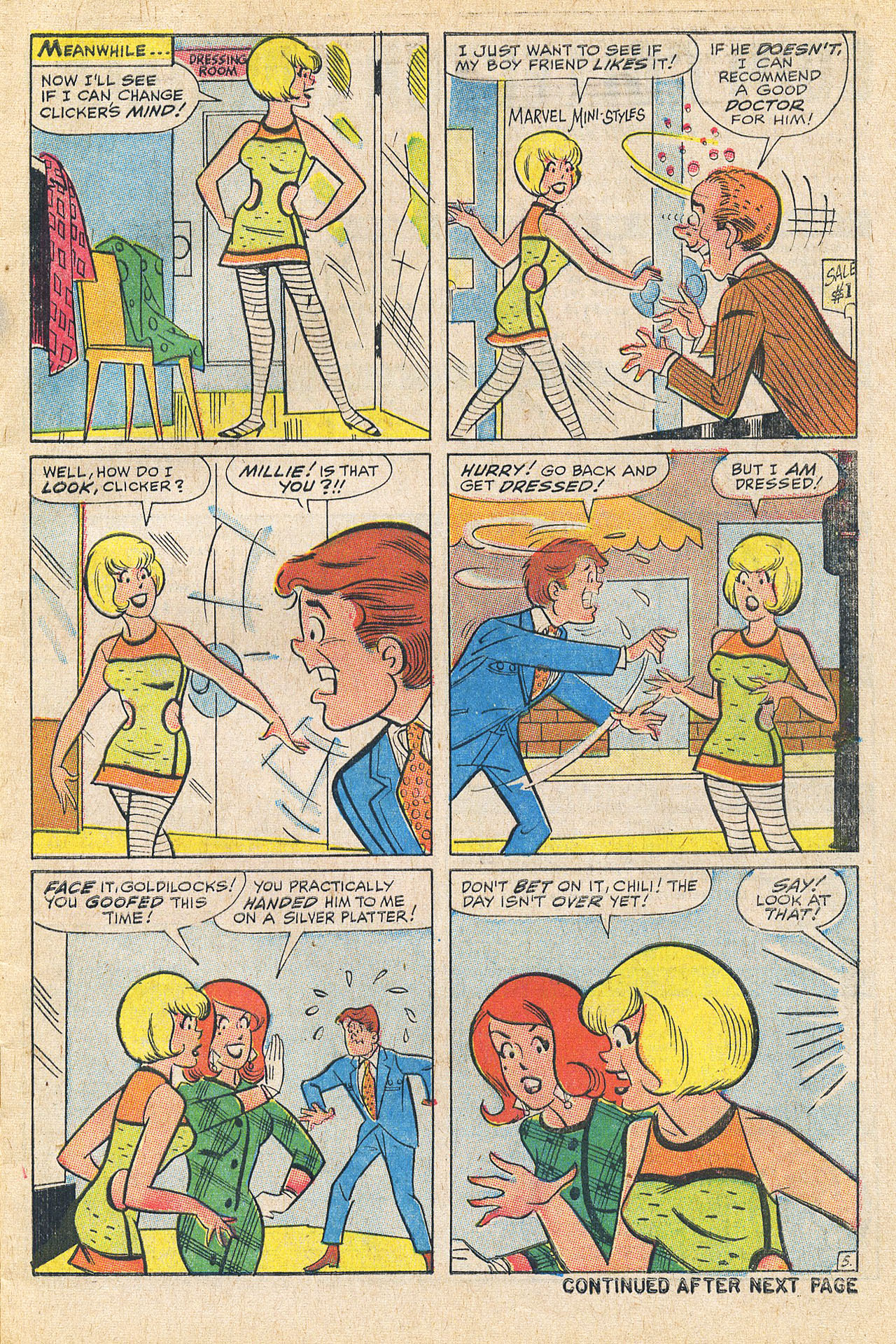 Read online Millie the Model comic -  Issue #156 - 7