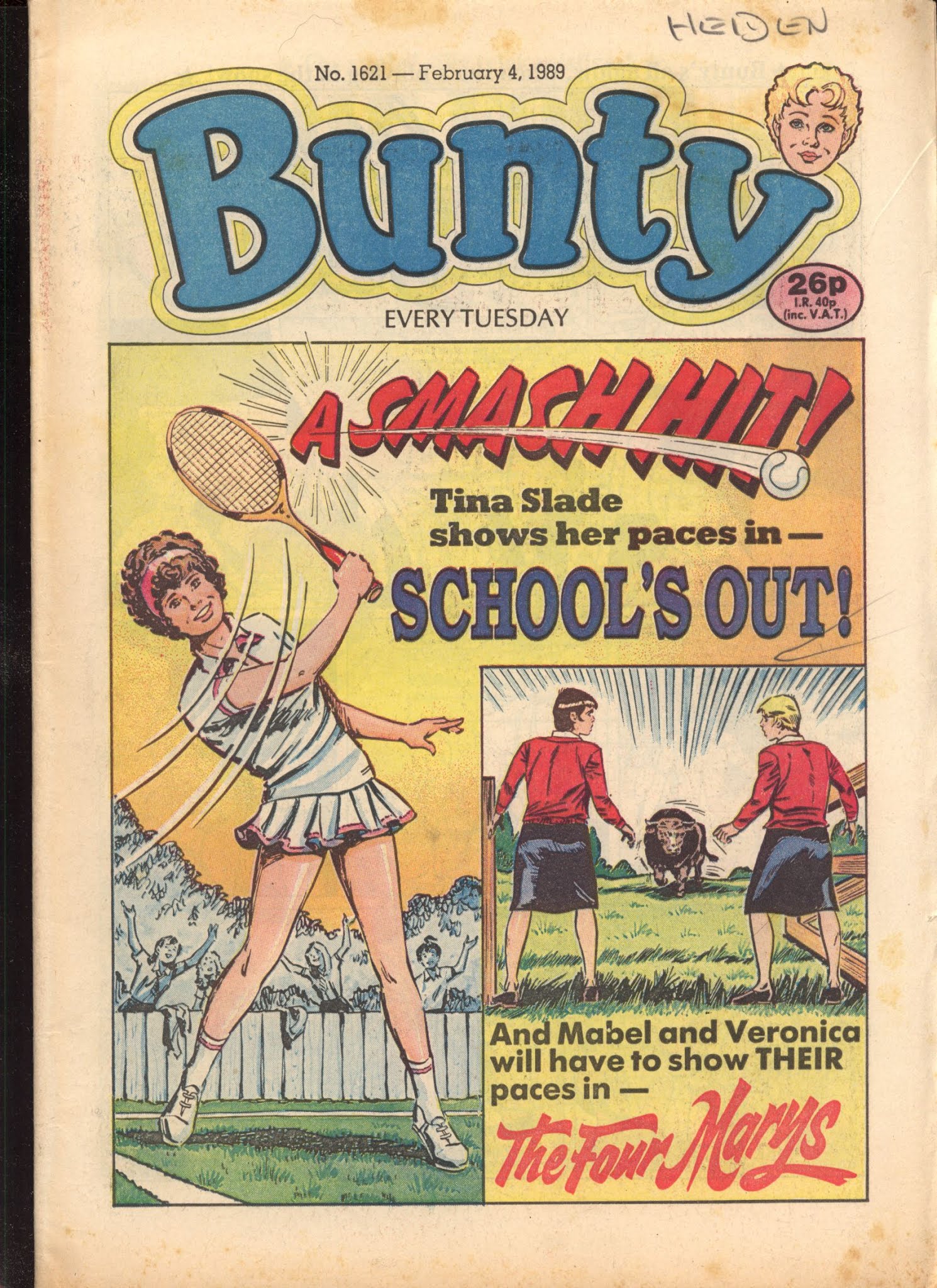 Read online Bunty comic -  Issue #1621 - 1