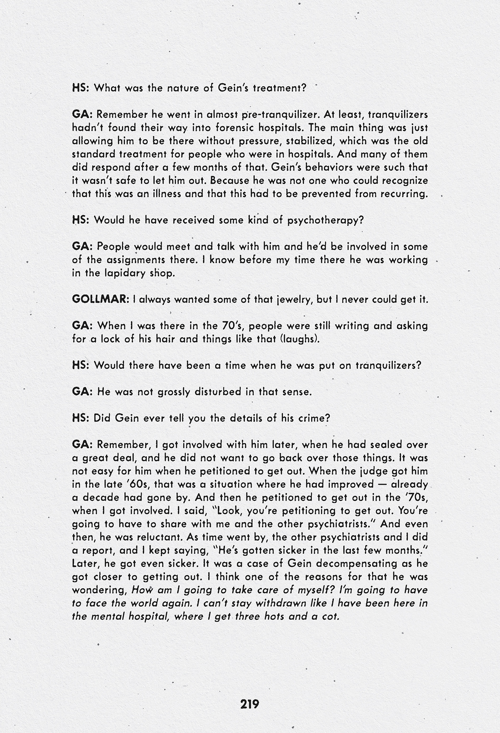 Read online Did You Hear What Eddie Gein Done? comic -  Issue # TPB (Part 2) - 112