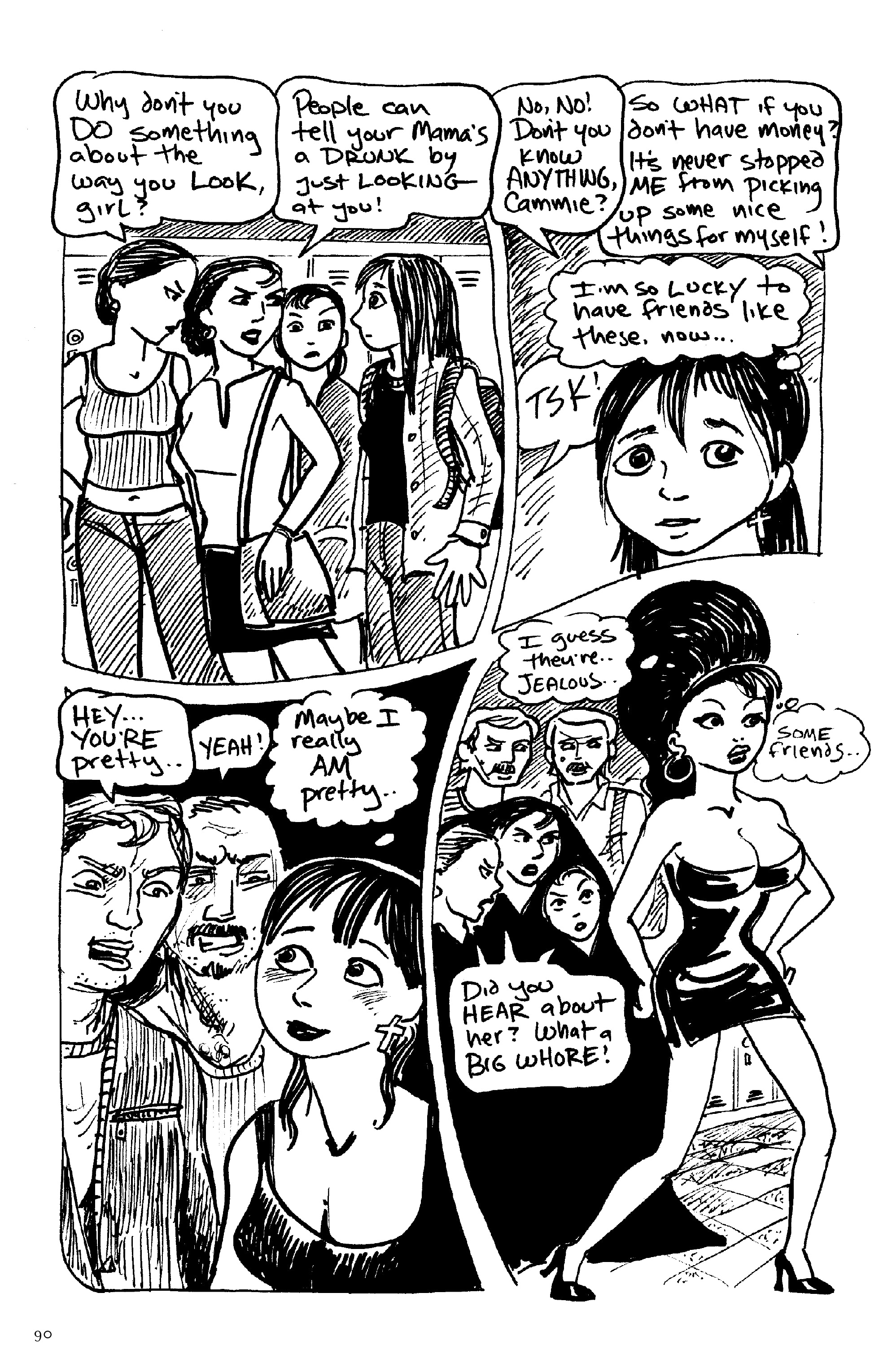 Read online Drawing Lines: An Anthology of Women Cartoonists comic -  Issue # TPB - 90