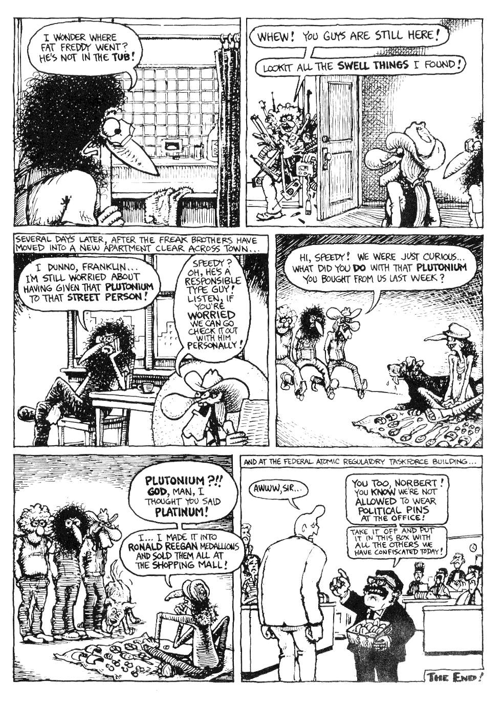 Read online The Fabulous Furry Freak Brothers comic -  Issue #7 - 14
