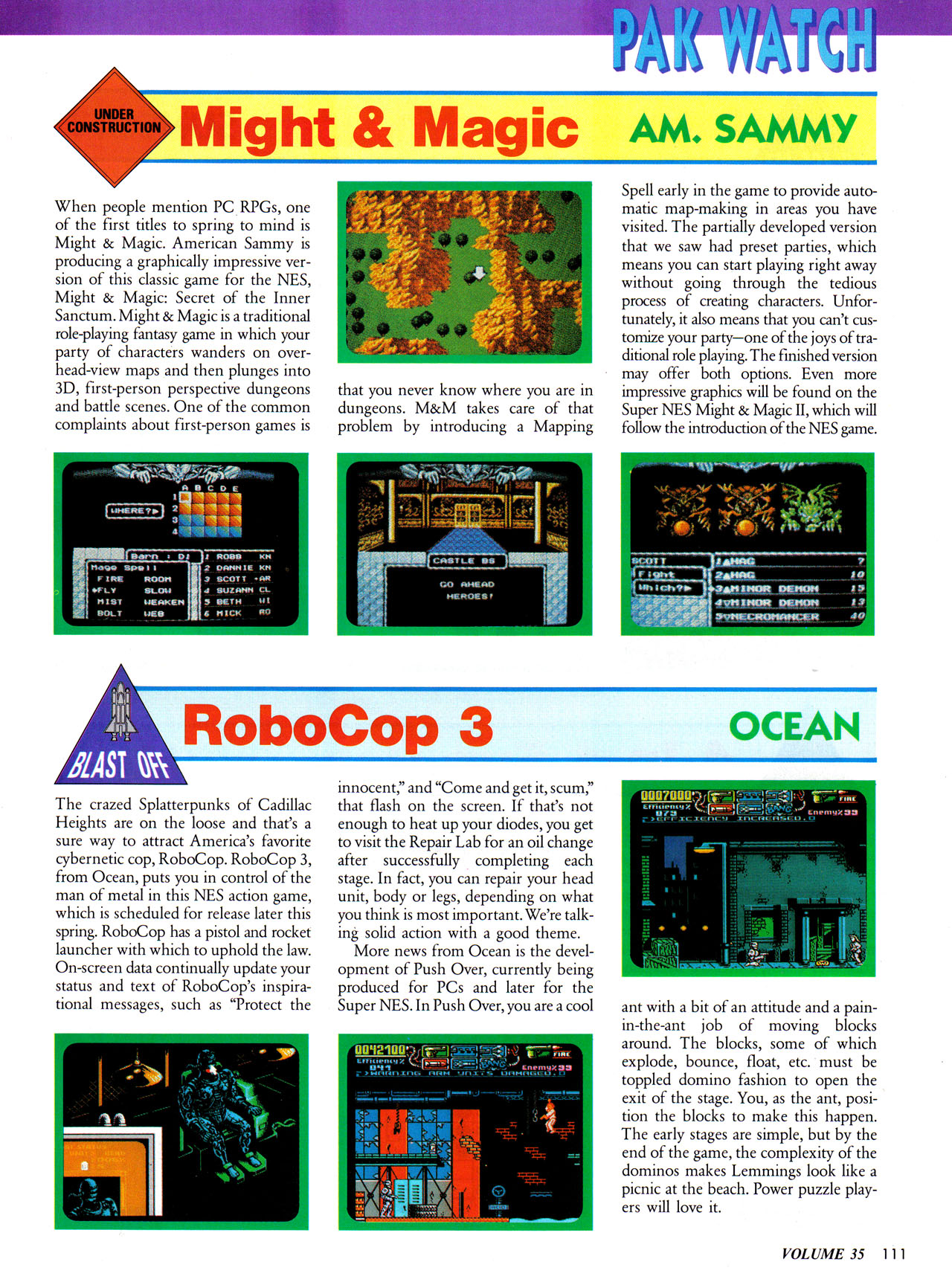 Read online Nintendo Power comic -  Issue #35 - 120