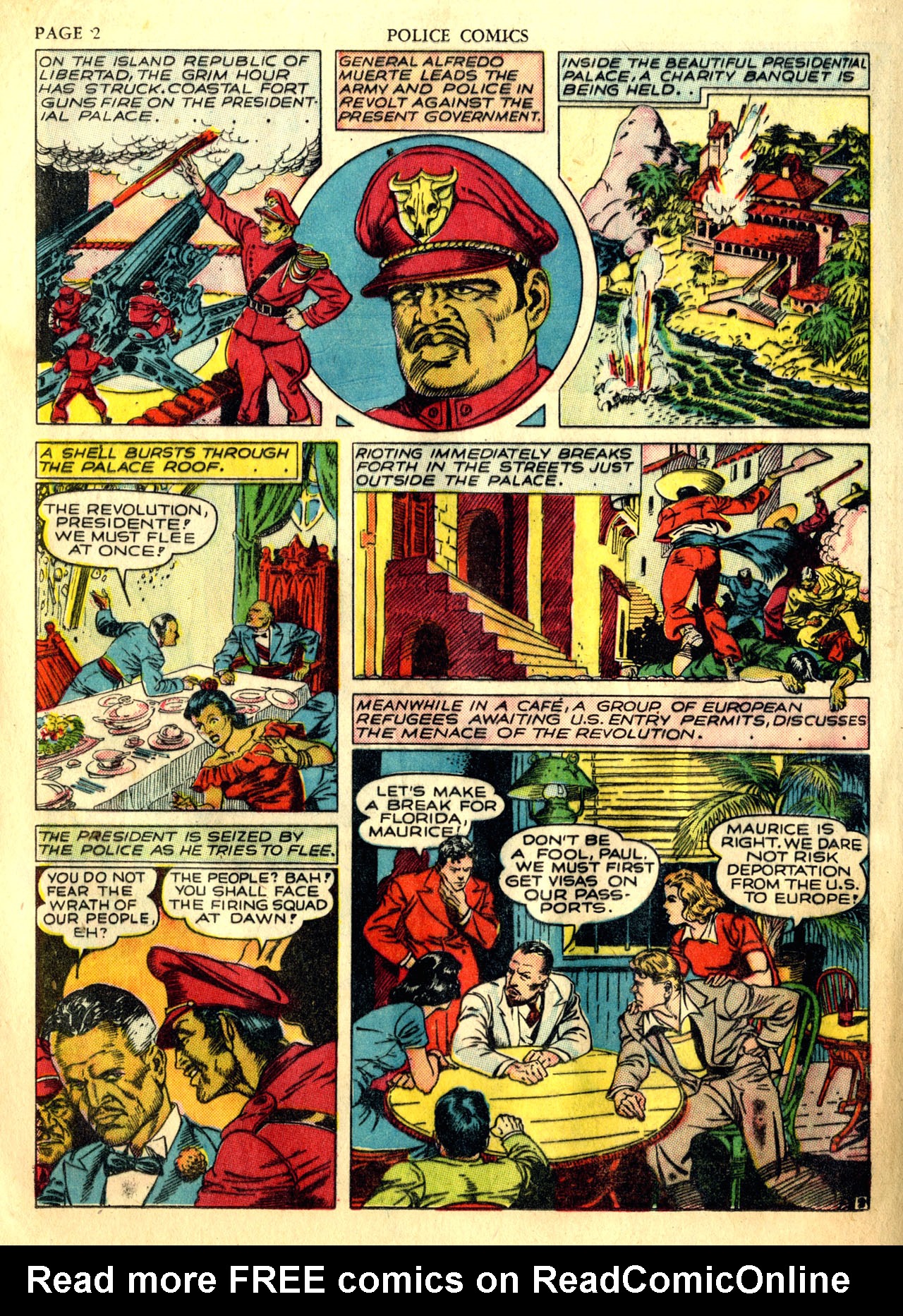 Read online Police Comics comic -  Issue #2 - 5