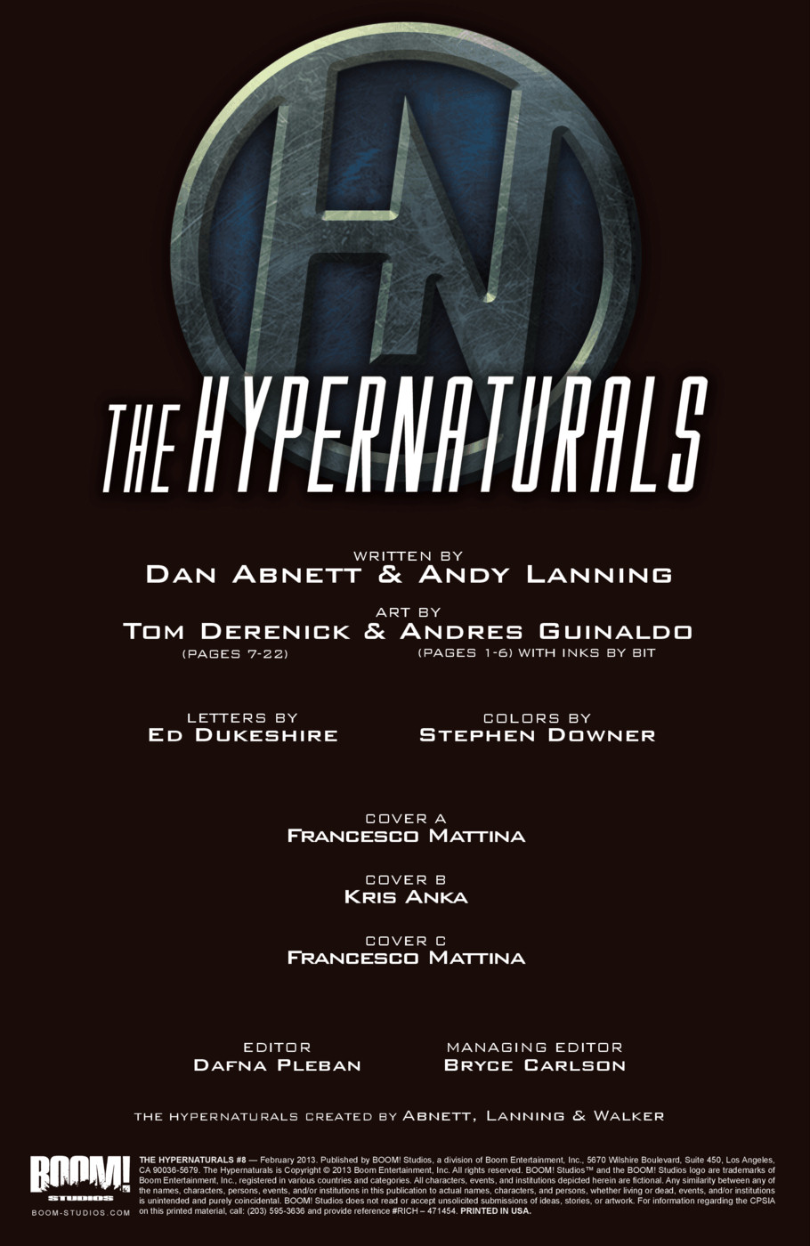 Read online The Hypernaturals comic -  Issue #8 - 3