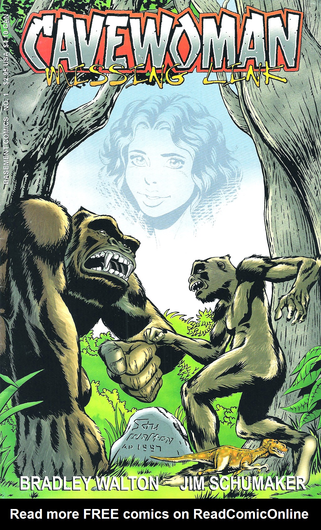 Read online Cavewoman: Missing Link comic -  Issue #1 - 1