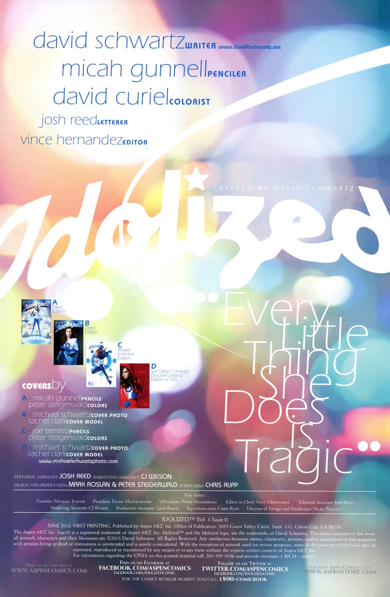 Read online Idolized comic -  Issue #0 - 4