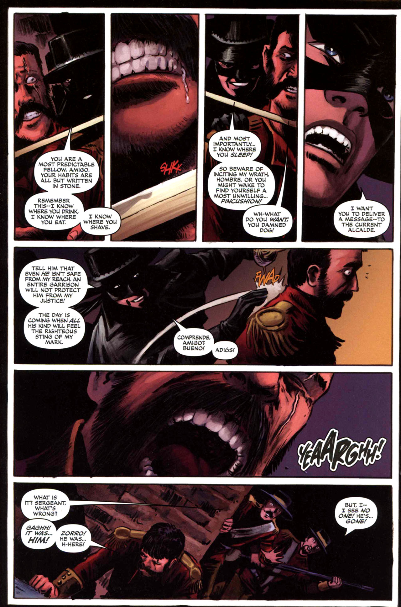 Read online Zorro (2008) comic -  Issue #5 - 11