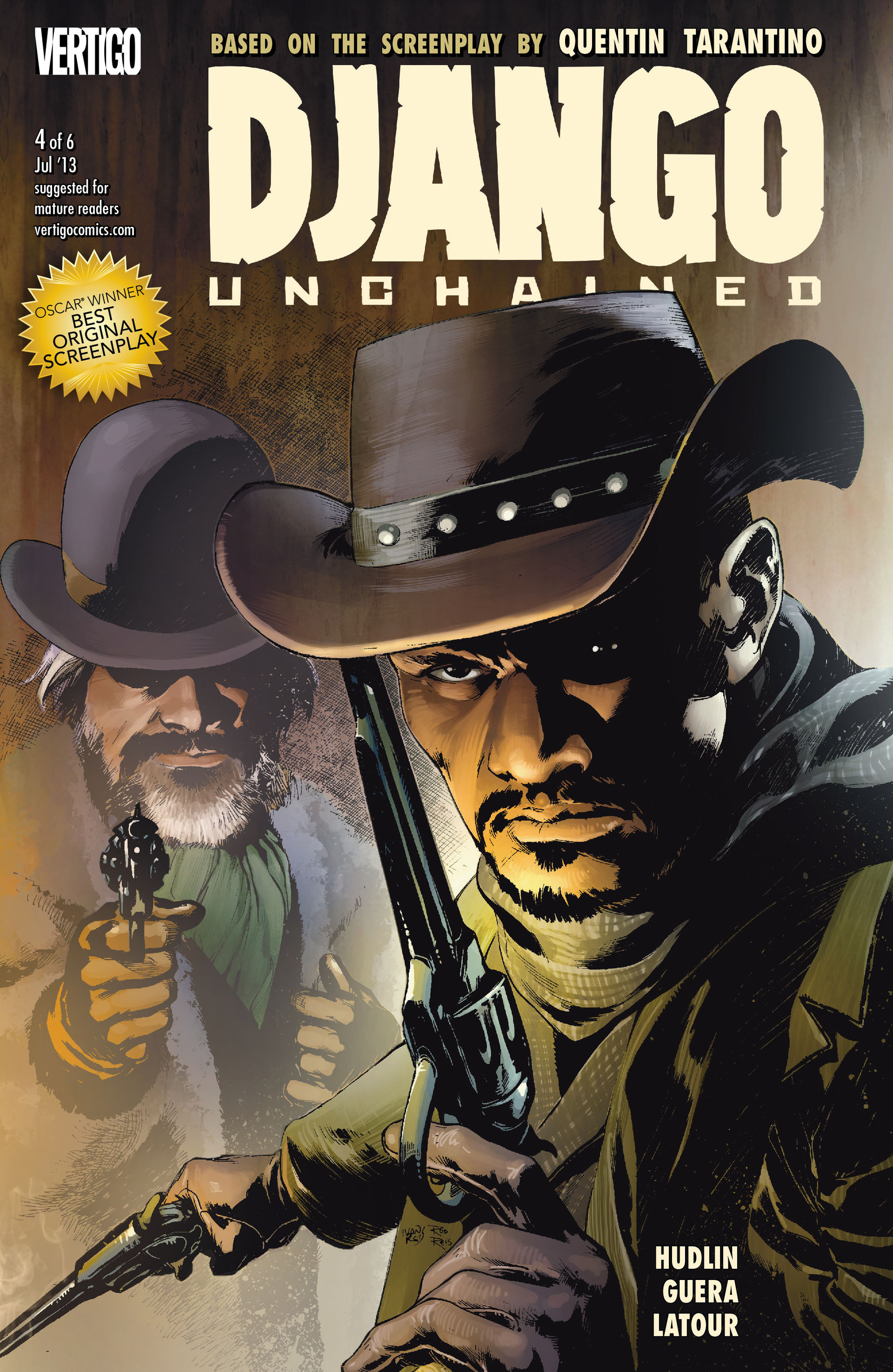 Read online Django Unchained comic -  Issue #4 - 1