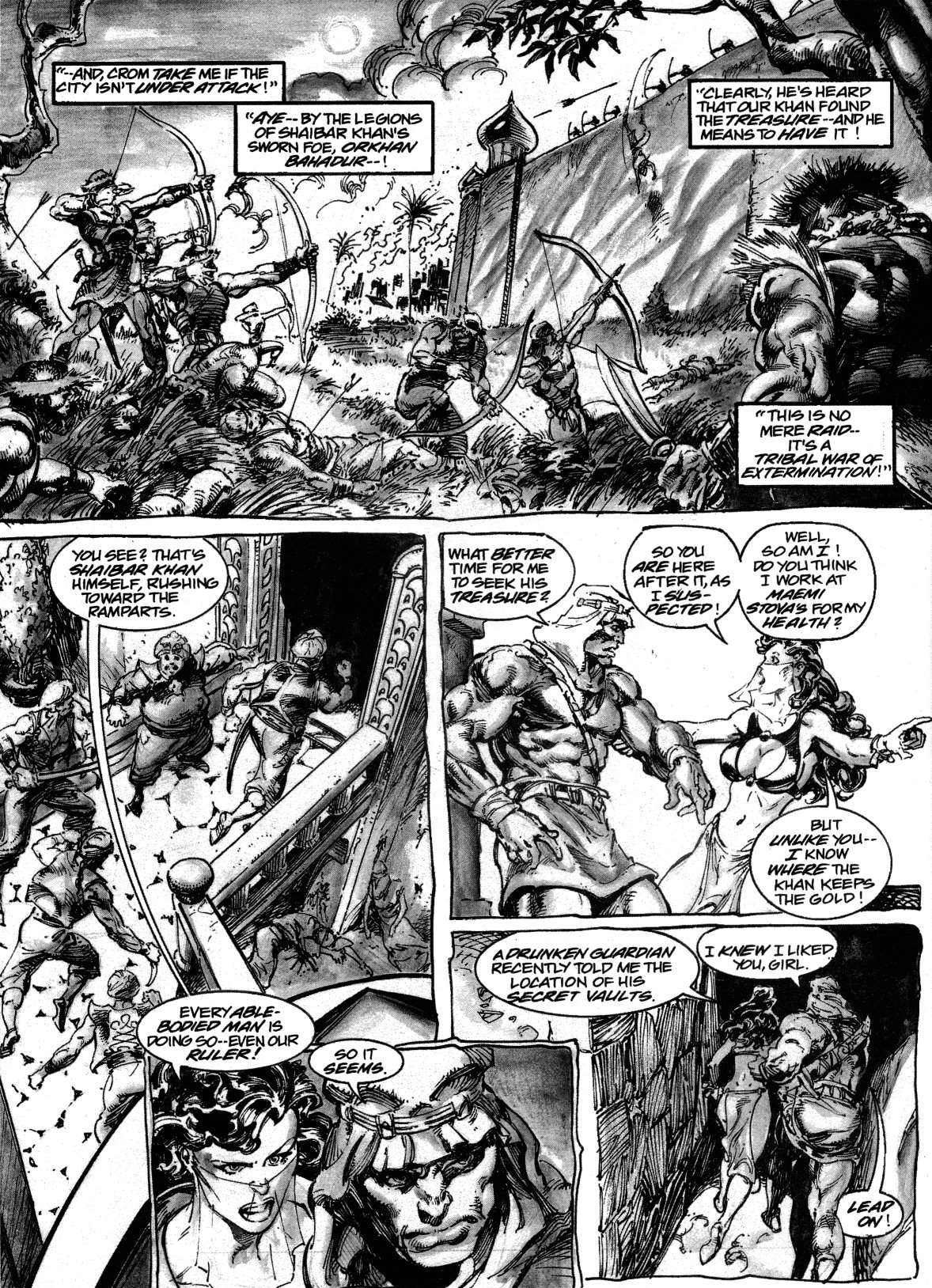 Read online Conan the Savage comic -  Issue #6 - 32
