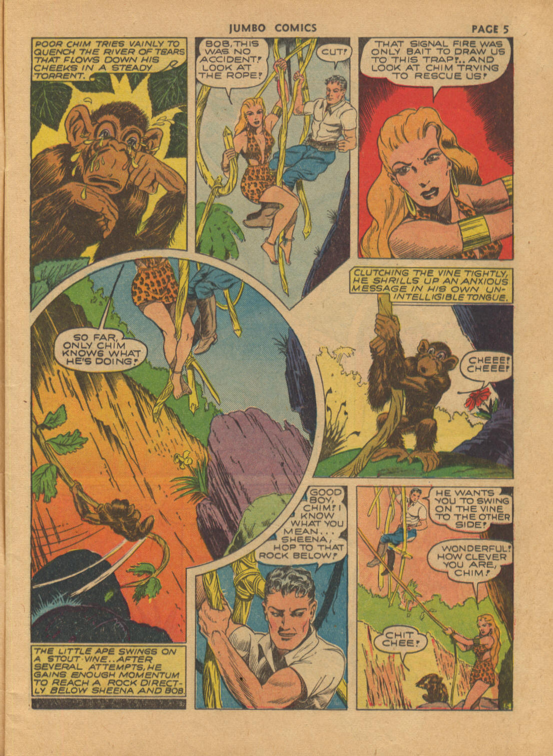 Read online Jumbo Comics comic -  Issue #36 - 7