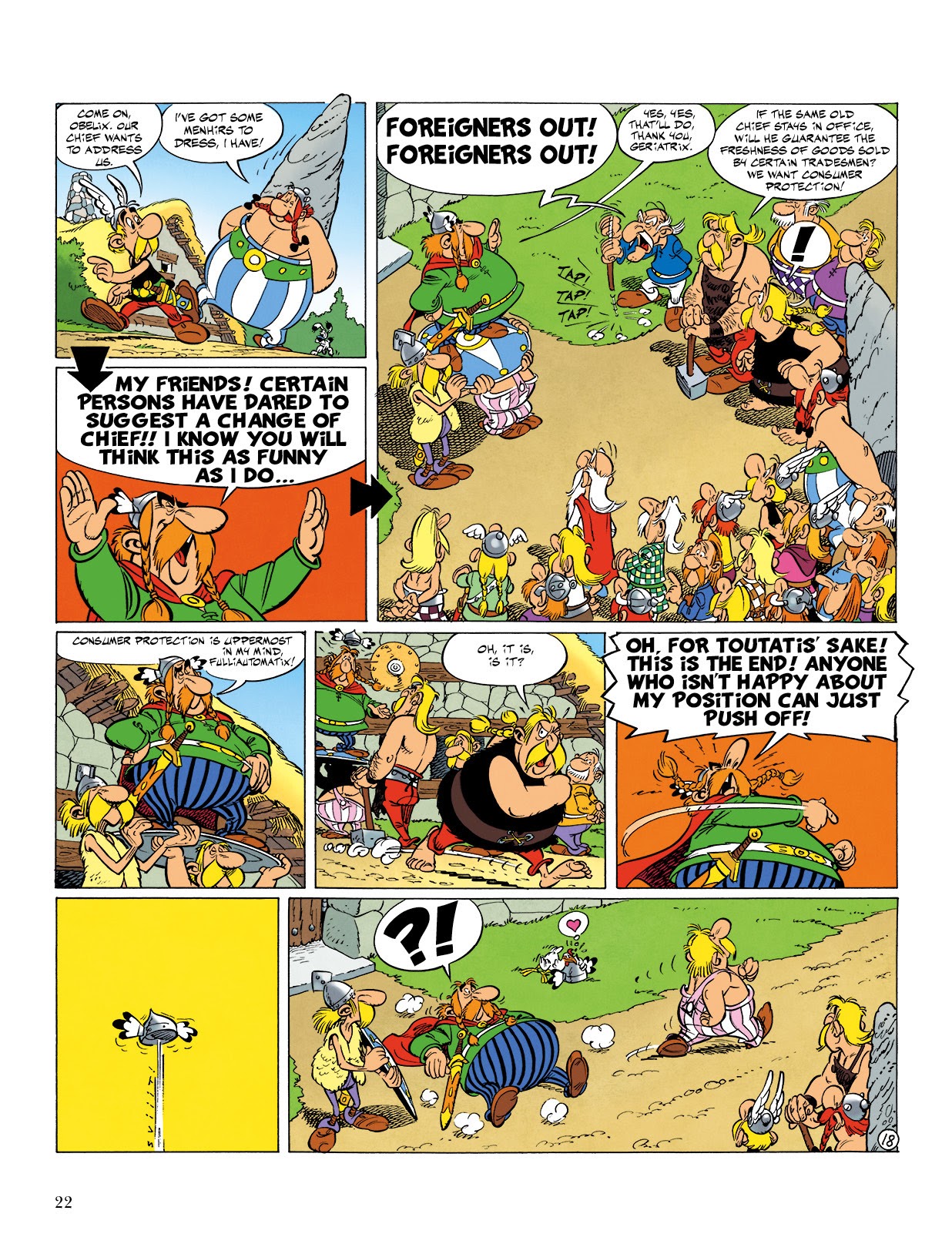 Read online Asterix comic -  Issue #21 - 23