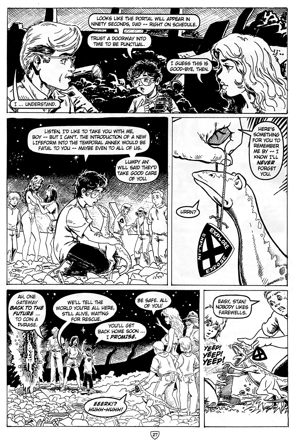 Read online Cavewoman meets Explorers comic -  Issue # Full - 29